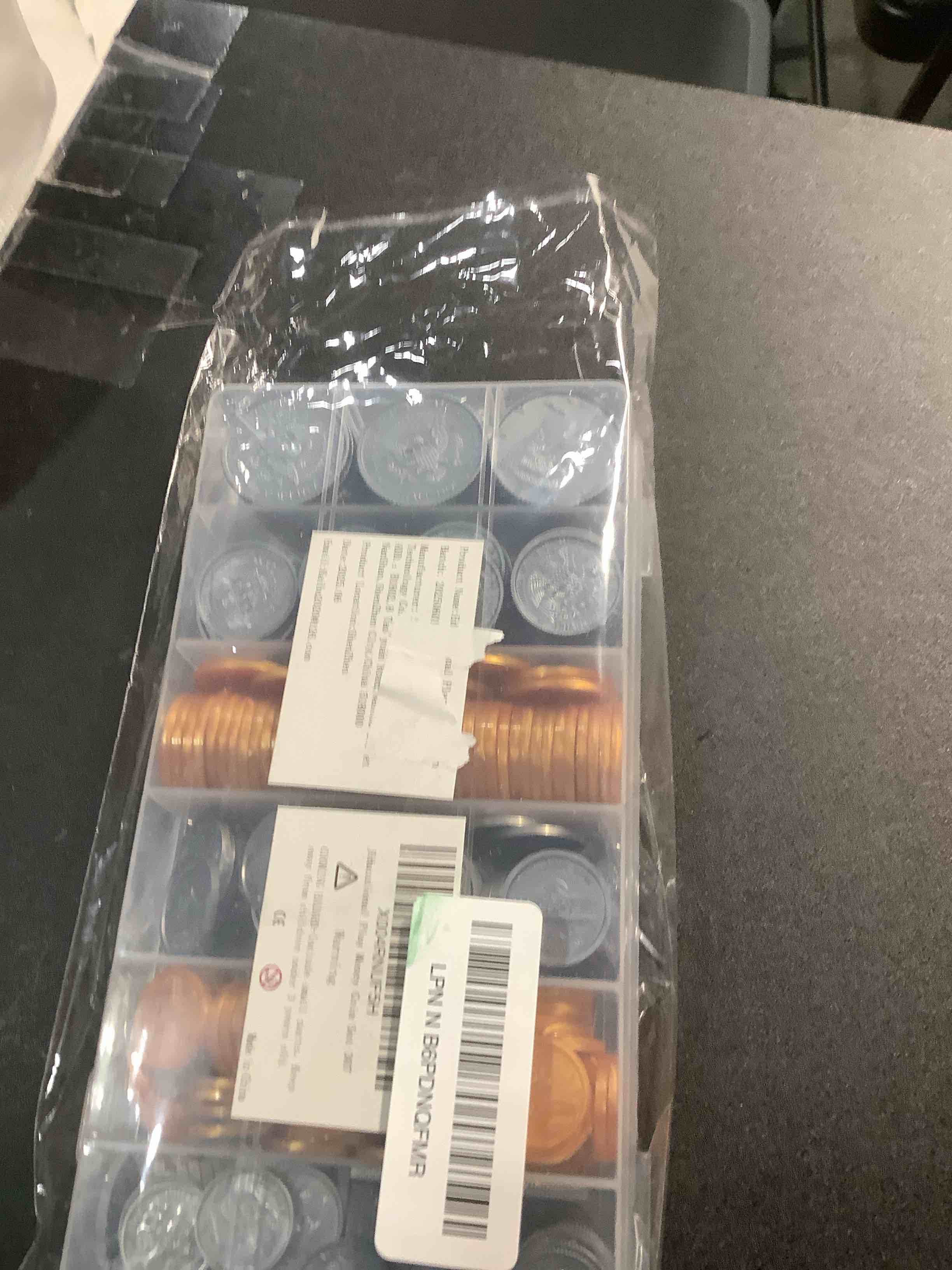 Condition photo showing Good Condition for Fake US Coins Play Money 300 PCS Set – 6 Types of Coins,Realistic Prop Money for Kids,Toy Cash Register, Pretend Play Toys – Homeschool & Classroom Teaching Supplies(307)