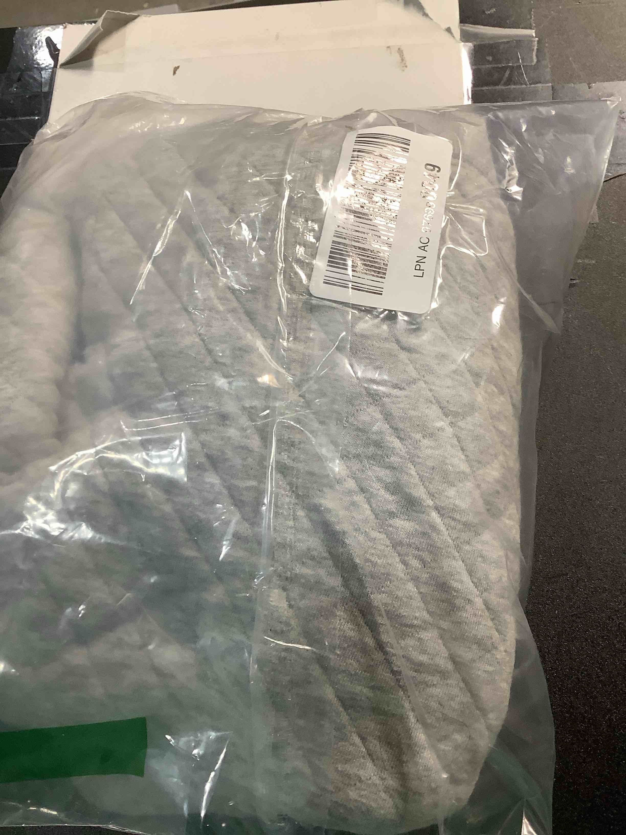 Condition photo showing Good Condition for Simple Joys by Carter's Baby Hooded Sweater Jacket with Sherpa Lining 12 Months Grey