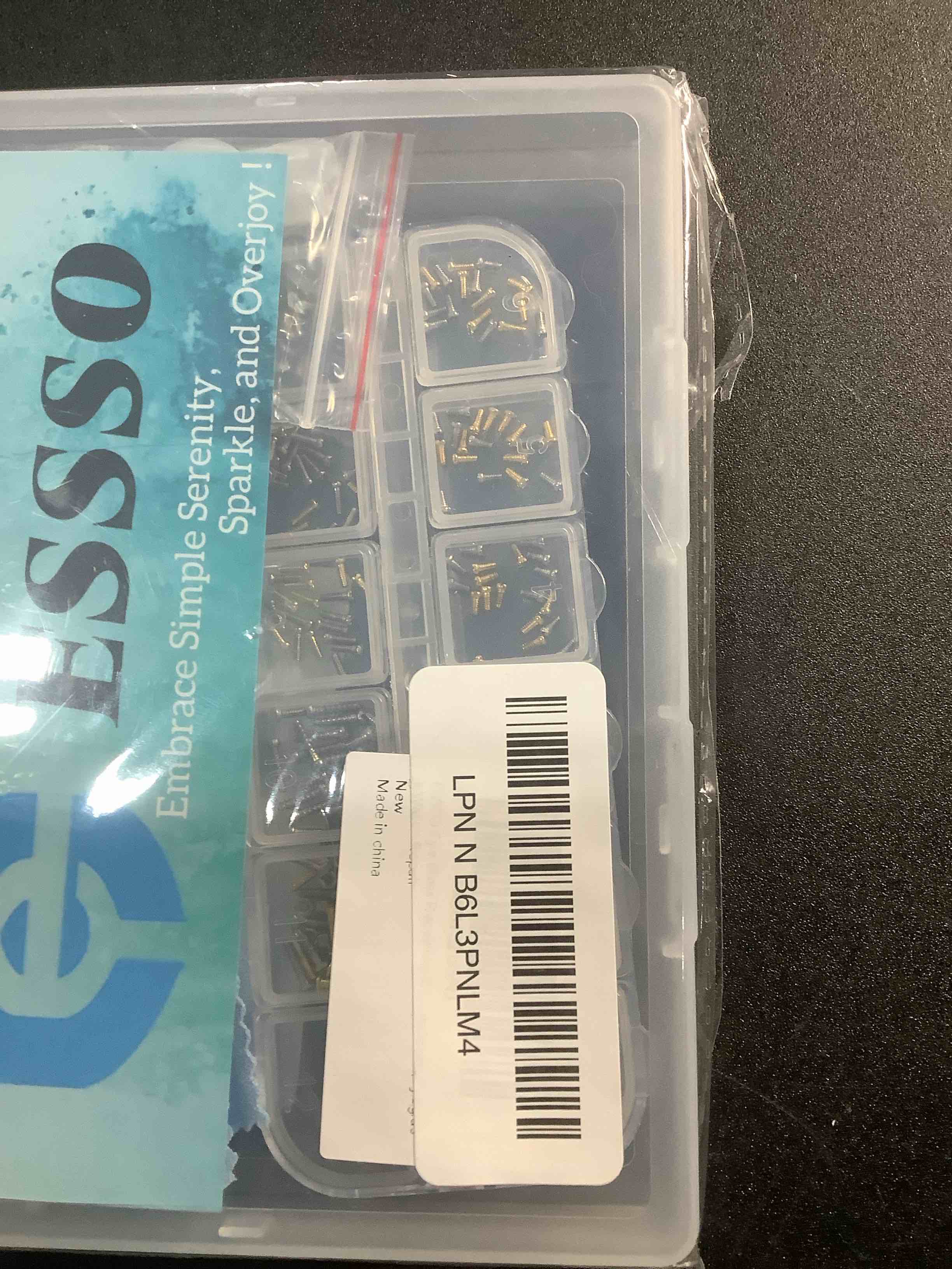 Condition photo showing Good Condition for ESSSO Eye Glass Repairing Kit,Upgraded Eyeglass Repair Kit with Screws(Gold and Silver)?5-in-1 Eyeglass Screwdriver,Eyeglass Nose Pads,Eyeglass Ear Grips,Tweezer for Sunglasses,Eyeglass,Watch Repair