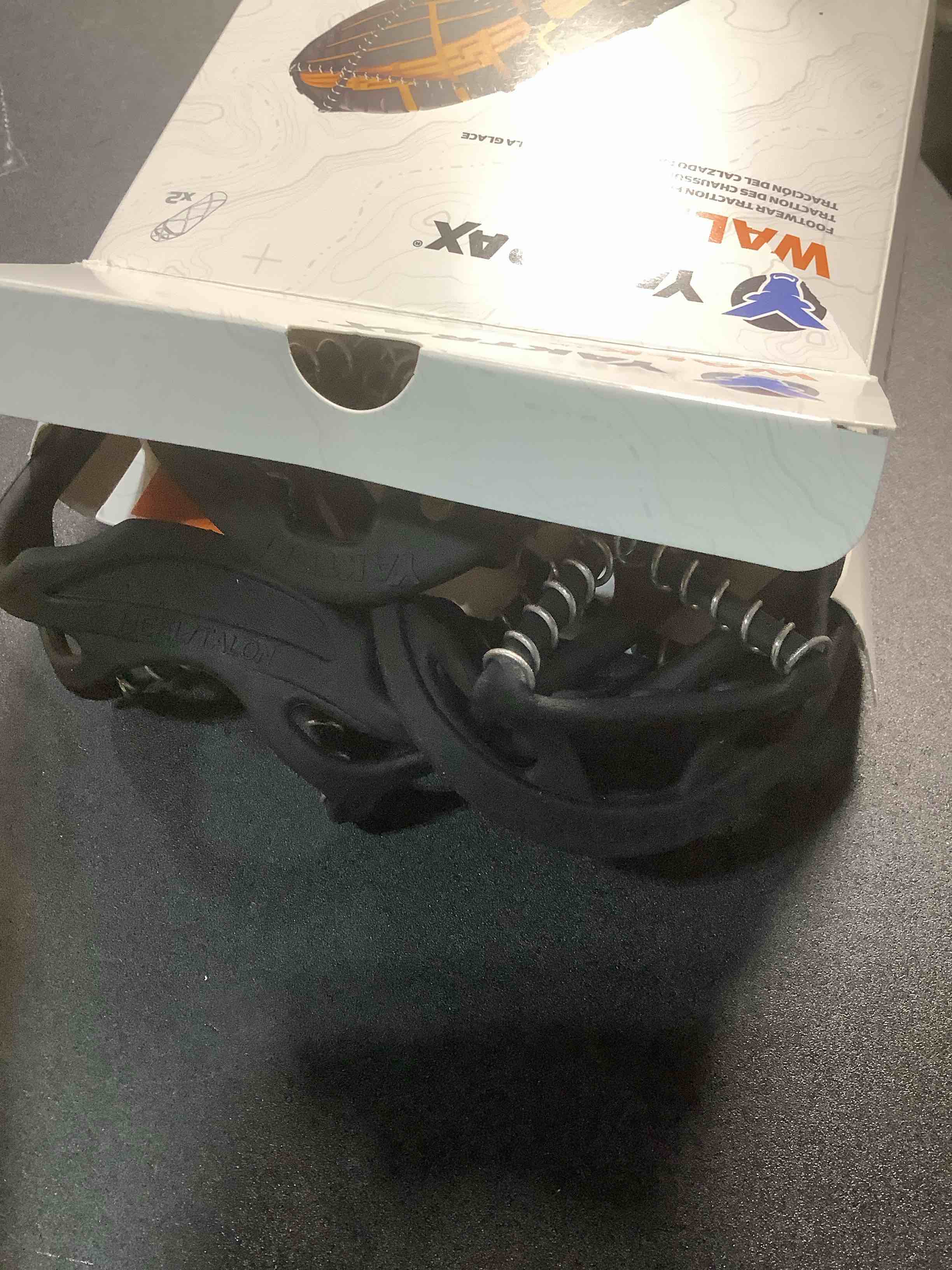 Condition photo showing Good Condition for Yaktrax Walk Traction Cleats - 360-Degree Grip on Snow, Ice, & Multi-terrain Surfaces - Elastic Outer Band w/ Easy-On/Off Heel Tab & 1.2mm Zinc-coated Steel Coils - Abrasion & Rust Resistant - Unisex Walk Standard Large