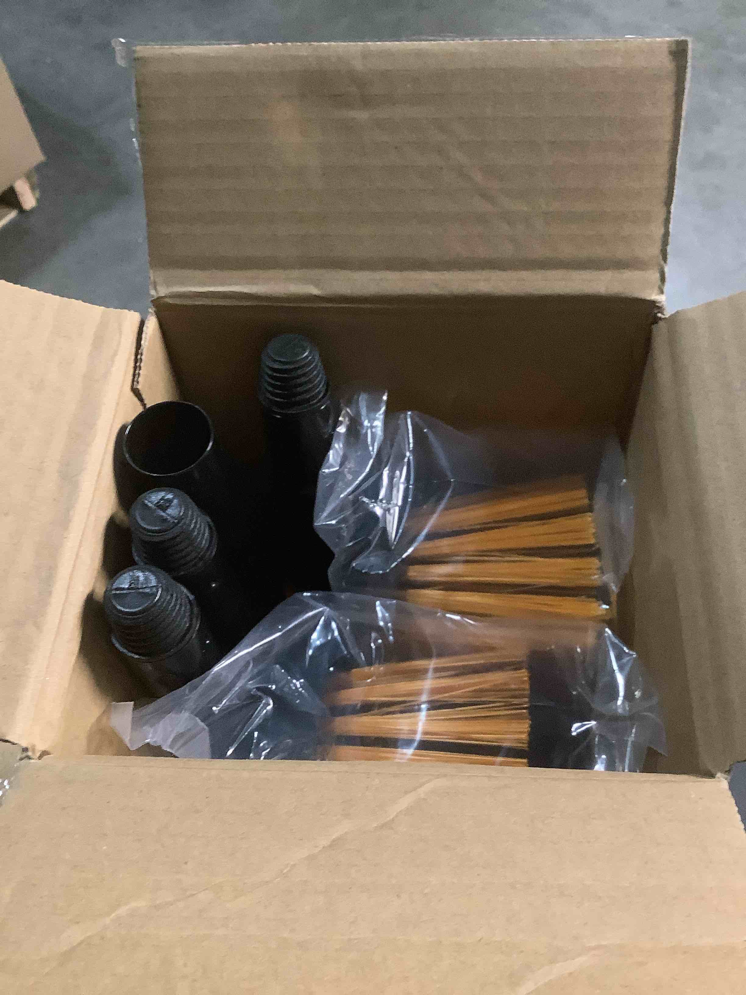 Condition photo showing Good Condition for 24”Push Broom Brush for Floor Cleaning with 65” Long Handle and Stiff Bristles, Heavy Duty Brush for Shop, Deck, Garage, Concrete,Indoor and Outdoor Broom,Orange 1