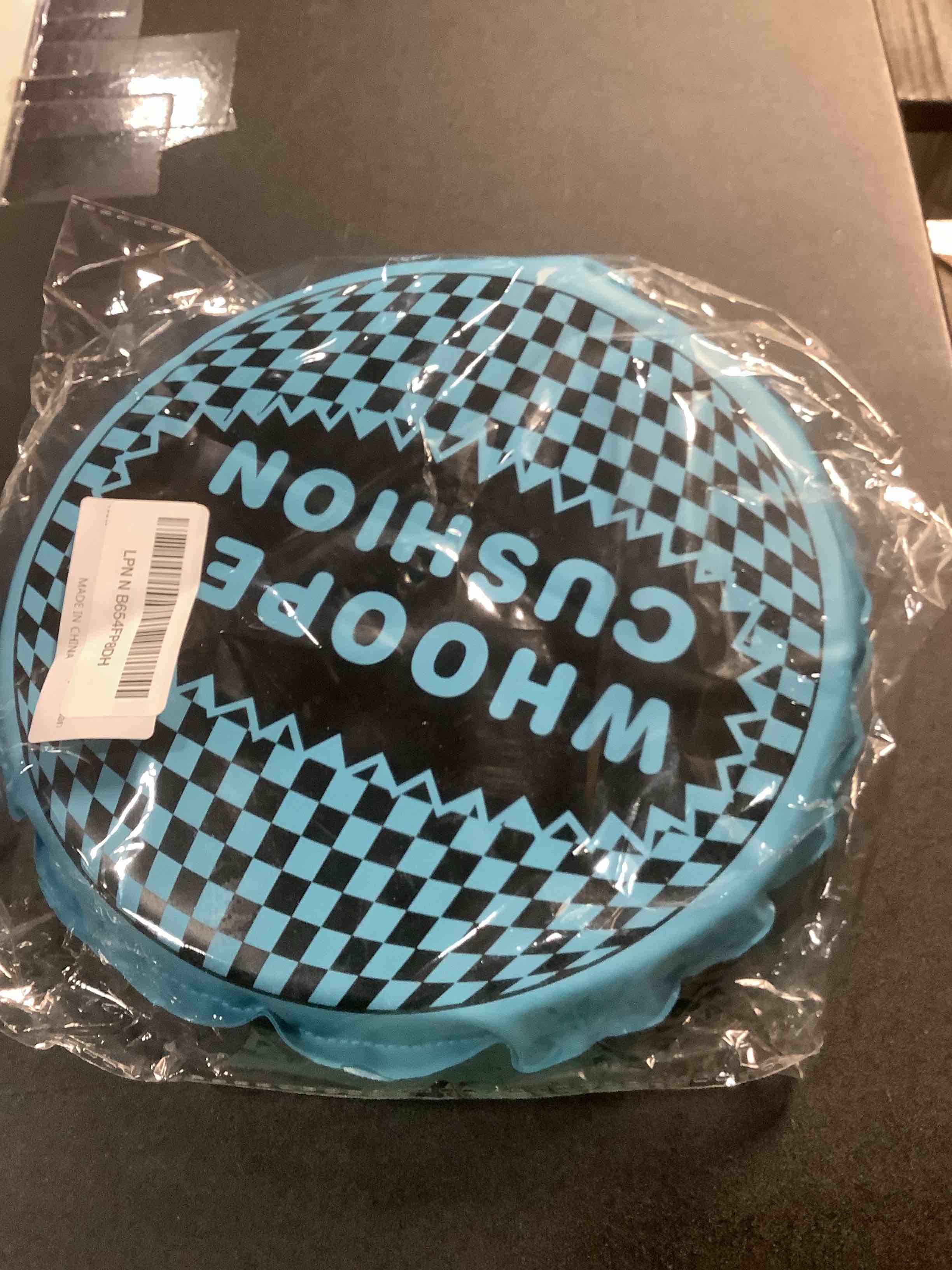 Condition photo showing Good Condition for Whoopie Cushion, 9" Woopie Cushion, Self Inflating Whoopee Cushion, Woopy Cushion Fart Bag for Boys and Girls, Goodie Bag Stuffers Makes Gas Sounds, Novelty Prank Gag White Elephant Gifts Blue