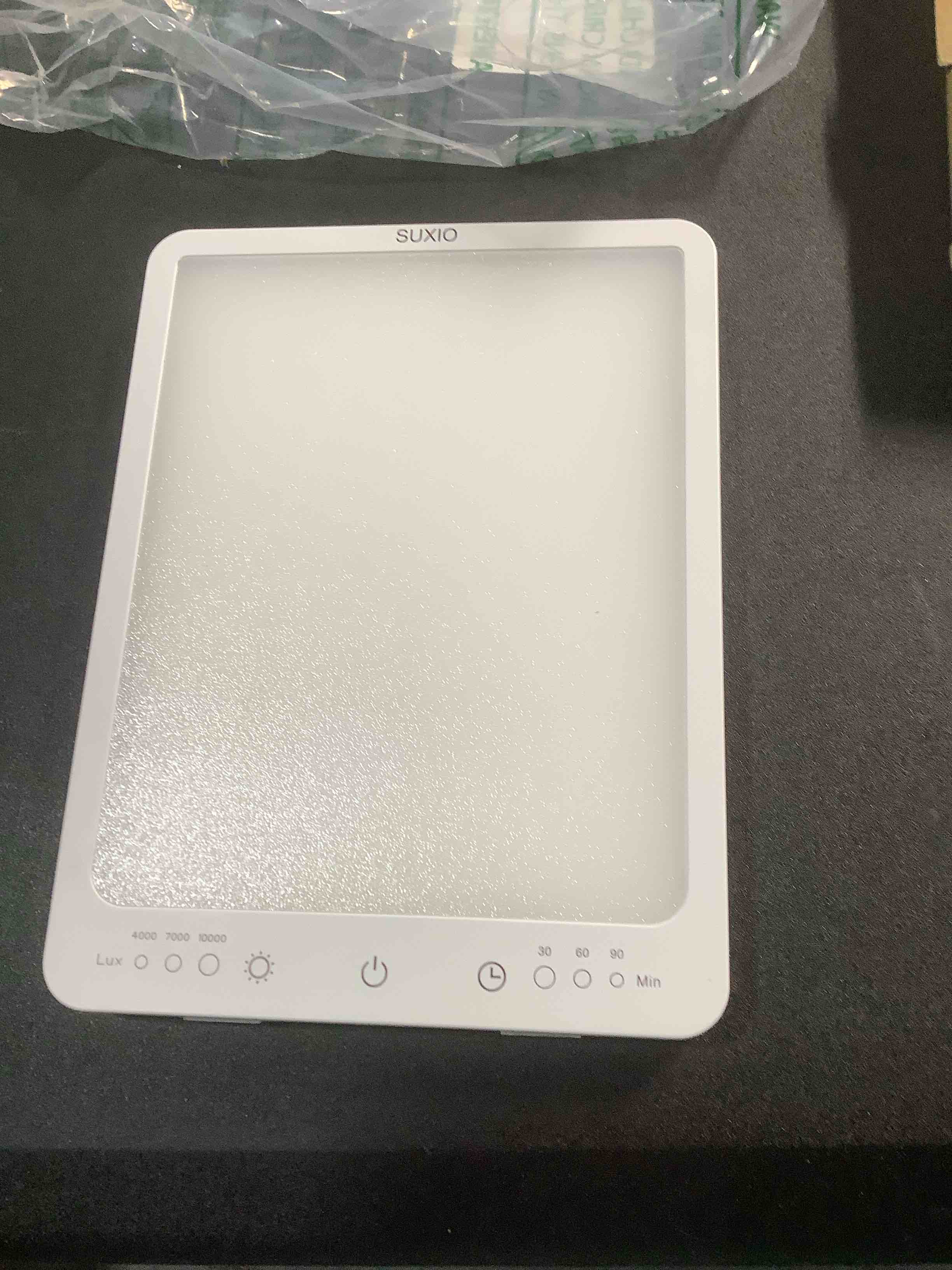 Condition photo showing Good Condition for SUXIO Light Therapy Lamp - 10000 Lux Therapy Lights, 3 Timing & Mode Happy Lamp, Touch Control Daylight Lamp with Memory Function, Portable Light Therapy Box for Home/Office Use As Lift Mood USB-A 5V-2A