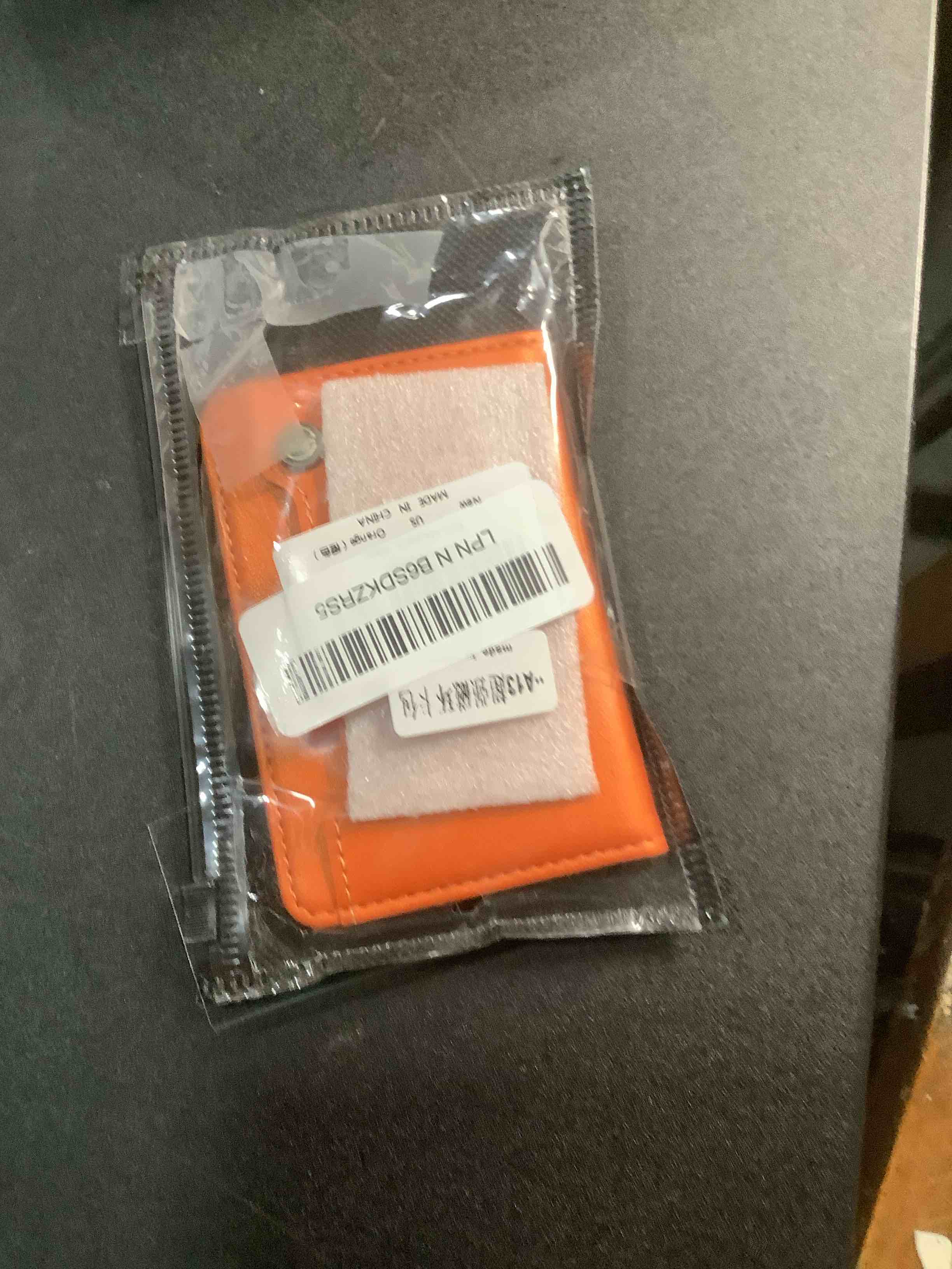 Condition photo showing Good Condition for Vinich for MagSafe Wallet Magnetic RFID Blocking Card Holder Compatible with MagSafe Phones and Cases, Strong Magnet Minimalist Phone Wallet for iPhone 17/16/15/14/13/12/Pro/Max/Plus, Orange