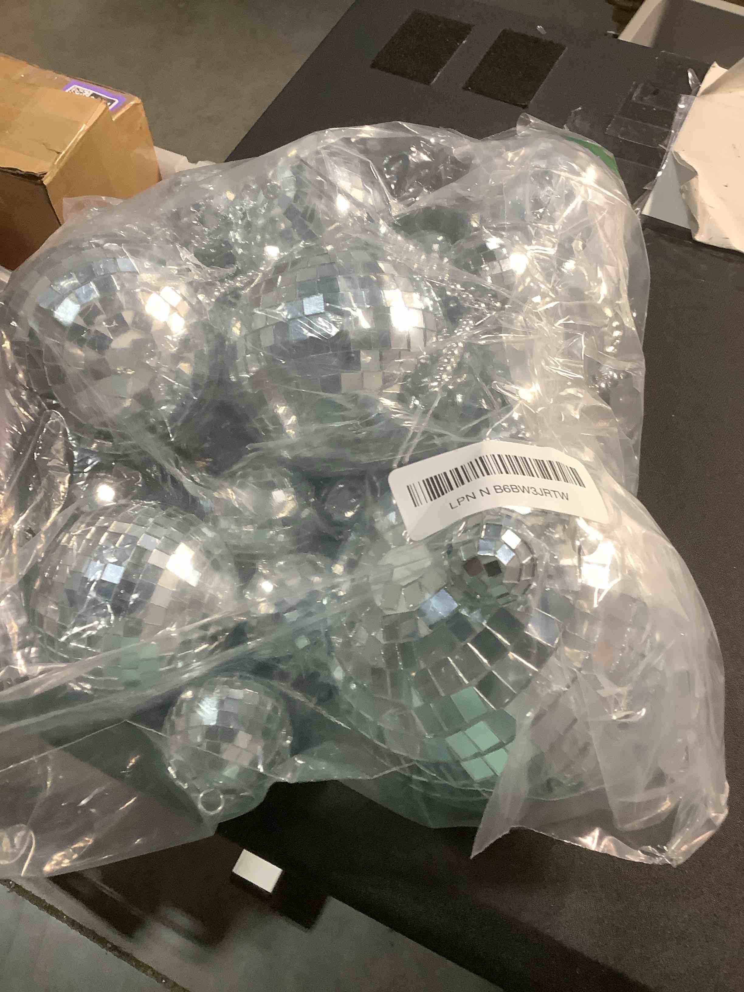 Condition photo showing Good Condition for Sumind 50 Pcs Disco Balls Decor Silver Mirror Disco Balls Hanging Decor Assorted Reflective Wedding Dance Music Festivals for Christmas Stage Club Ballroom Hall Prop (1.2'',2'',3.2'',4'') 1 1.2'', 2'', 3.2'', 4''