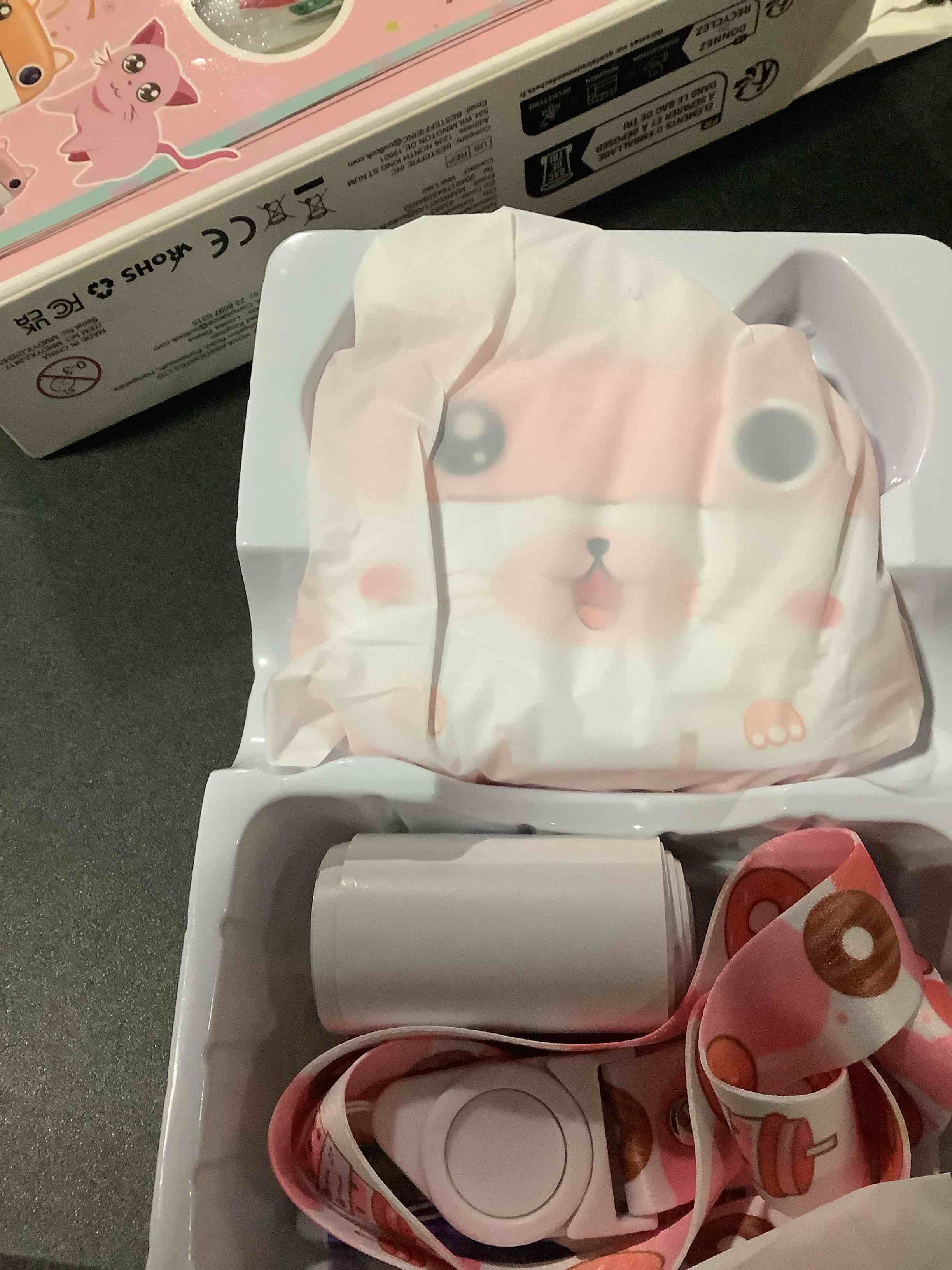 Condition photo showing Good Condition for Kids Camera Instant Print, 3.0" HD Screen Kids Instant Cameras, Christmas Birthday Gifts for Girls Boys 3 4 5 6 7 8 9 10 Year Old, Portable Toddler Travel Toys with 32GB Card & 3 Rolls Printer Paper Dark Pink Cute