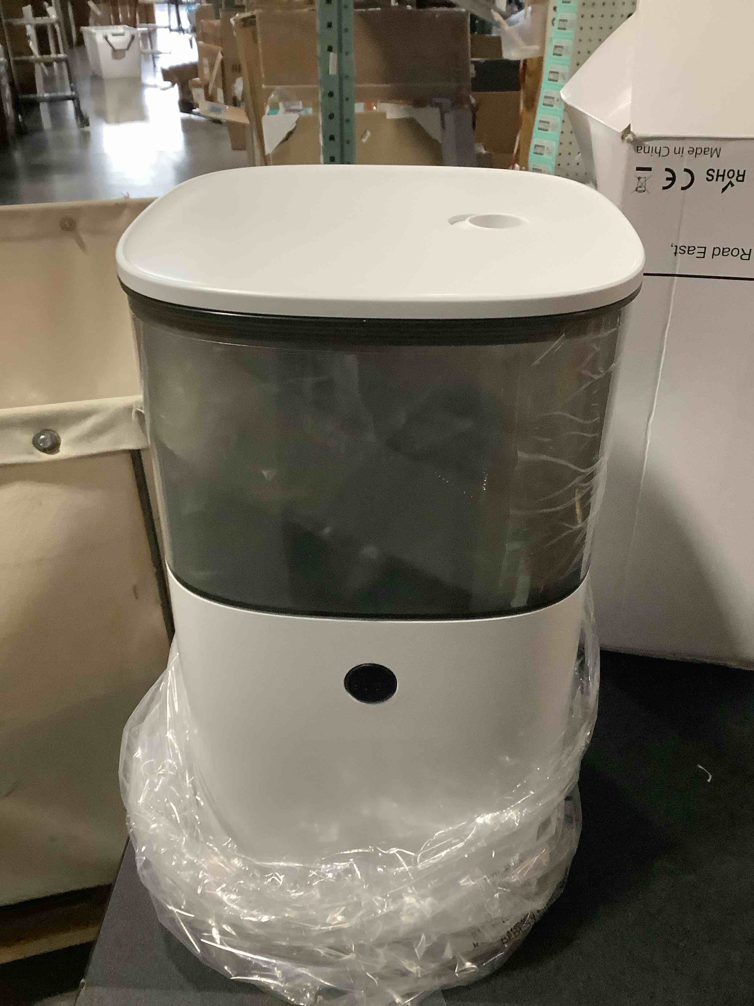 Condition photo showing Good Condition for 2.4G WiFi Automatic Cat Feeder, 4L Food Dispenser with 10s Voice Recorder, Pet Feeder up to 10 Meals per Day, Timed Cat Feeder with Dry Food Sealed Ring (White, 4L-WiFi) White- With Wifi 4 L
