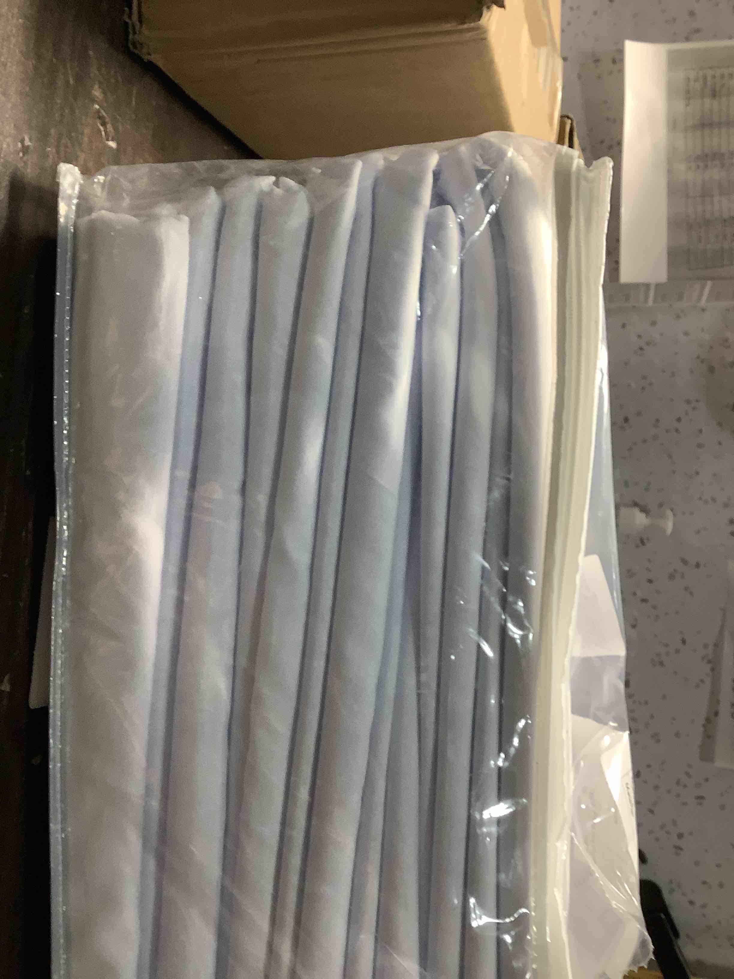 Condition photo showing Good Condition for 30 ft x 10 ft Wrinkle Free White Backdrop Curtain for Wedding Parties, Polyester Photo Backdrop Drapes for Baby Shower Birthday Party Backdrop Stand, Bulk Thick Background Curtains, 5x10FT 6 Panels White 5'(W) x 10'(H), 6 panels