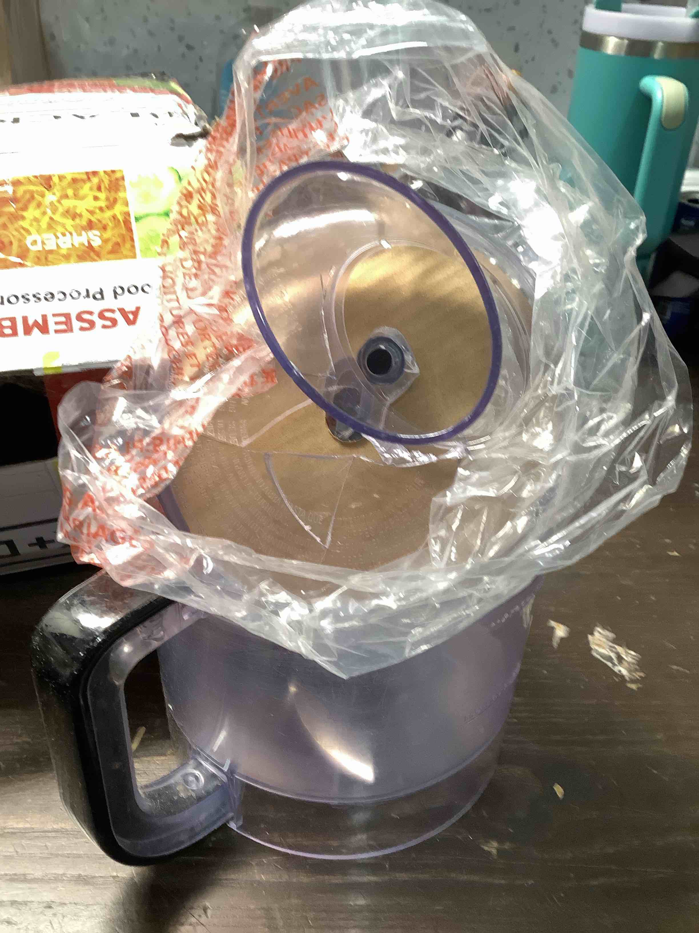 Condition photo showing As Is for BLACK+DECKER 3-in-1 Easy Assembly 8-Cup Food Processor, Stainless Steel S-Blade, Easy-Clean, Touchpad Controls Black Large Processor