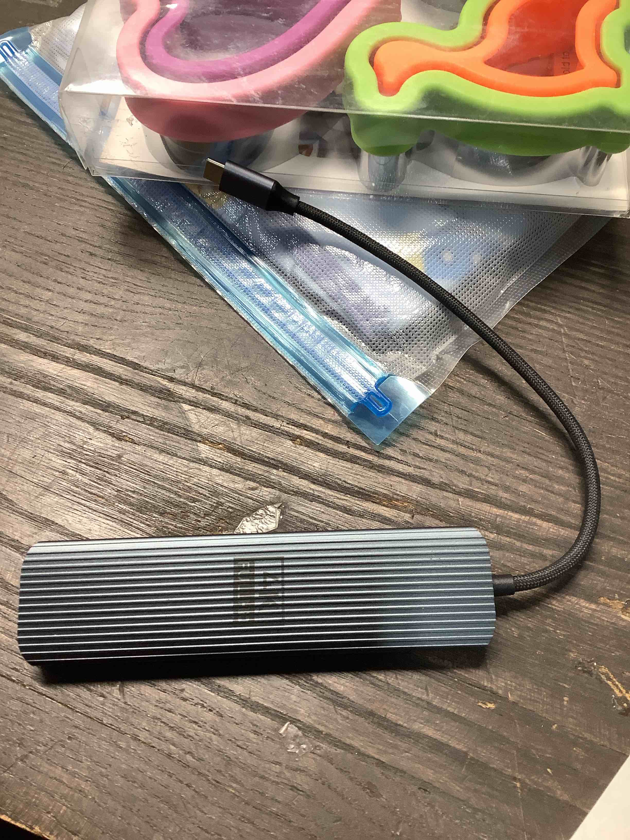 Condition photo showing Good Condition for USB C to Dual HDMI Adapter, Newmight 7-in-1 USB-C Docking Station Dual Monitor Multiport Dongle with 2 HDMI 4K 60HZ, 3 USB 3.0, USBC 3.0 Data Port, 100W PD for MacBook Pro, iPhone 15/Pro Max, HP, Dell