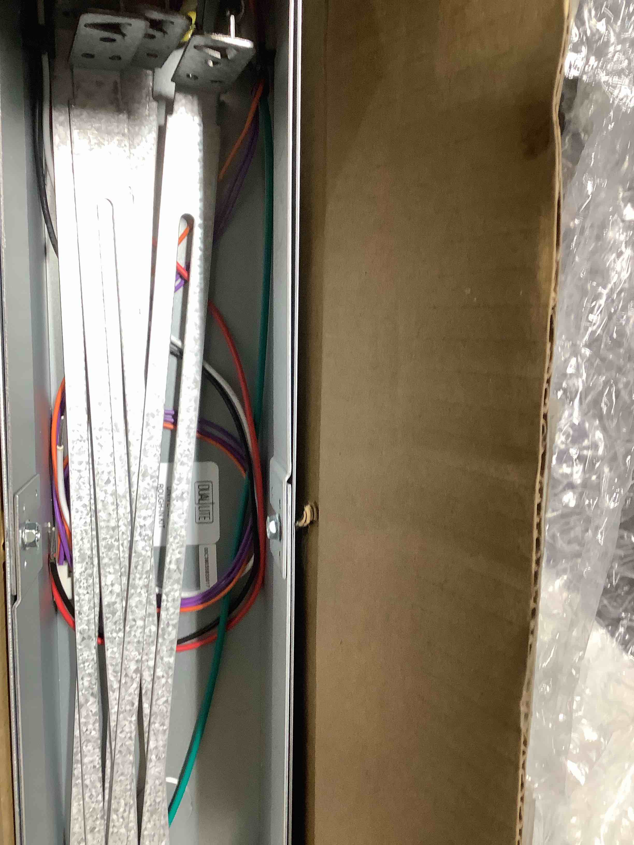 Condition photo showing Good Condition for Dual-Lite URK LED Exit Sign Universal Rough-In Kit for LE Series - Gray