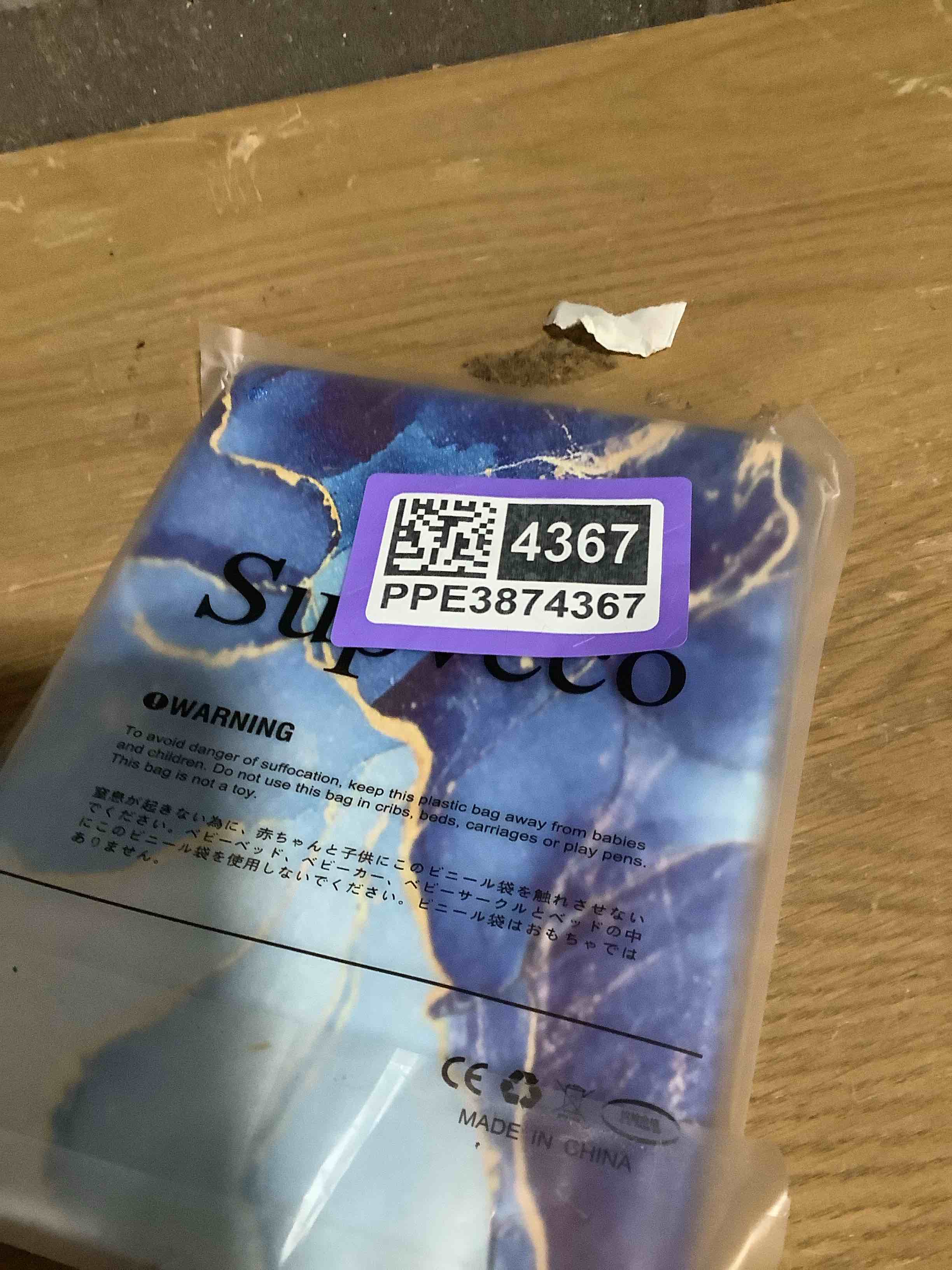 Condition photo showing Good Condition for supveco case for ipad mini 7 (a17 pro) 2024/ipad mini 6 2021 8.3 inch with pencil holder-[auto wake/sleep],slim protective case with soft tpu back cover for ipad mini 7th/6th generation-blue marble blue