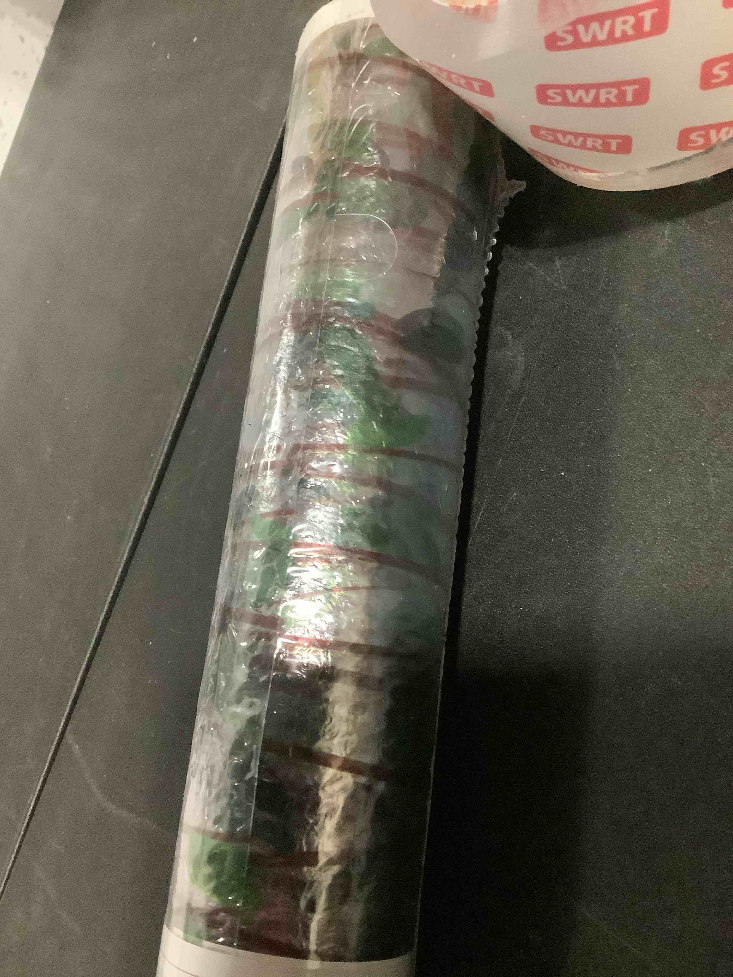 Condition photo showing Good Condition for textured glass bathroom window privacy film waterproof floral static clings, spring leaves 22.83"x102.36" spring leaves 22.83"x102.36"/58x260cm