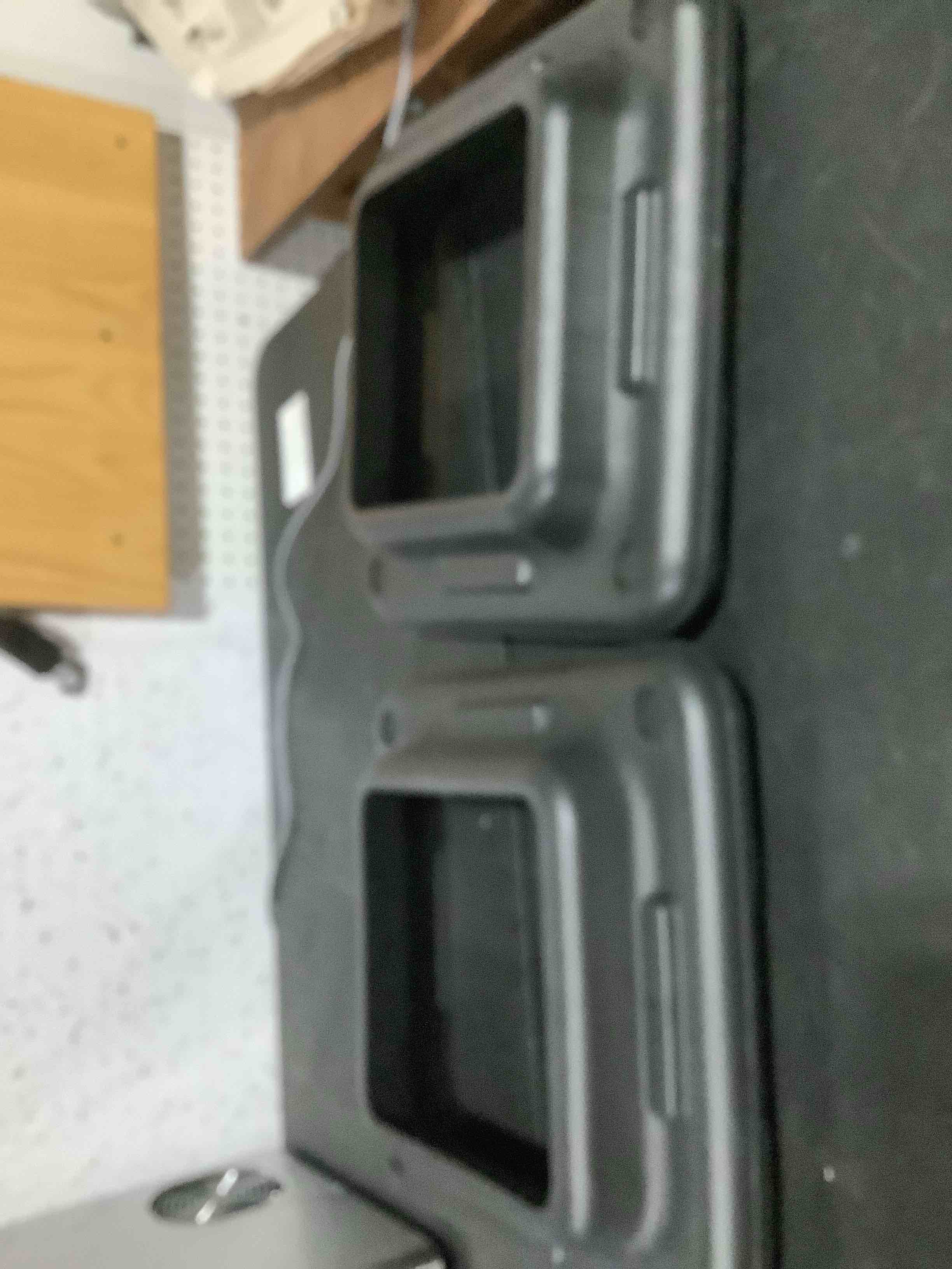 Condition photo showing Good Condition for the step (made in the usa) original health club aerobic step risers in black for use with the step aerobic platform – health club size (2 count)