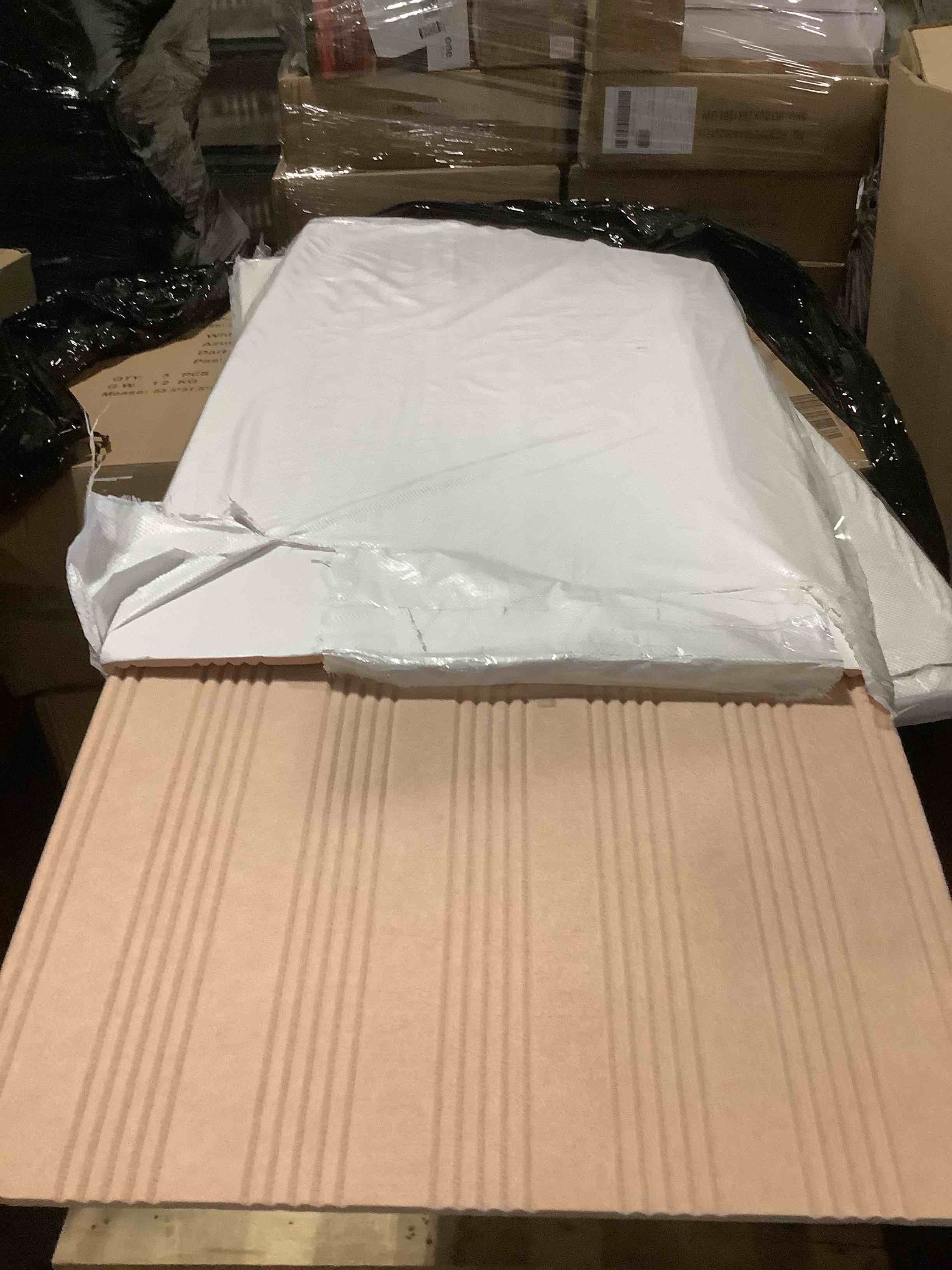 Condition photo showing Good Condition for 4 pack large acoustic panels, 47.2 x 23.6 x 0.35 inch sound proof foam panels for walls?premium noise dampening panels,sound panels for media room, office and studio,camel