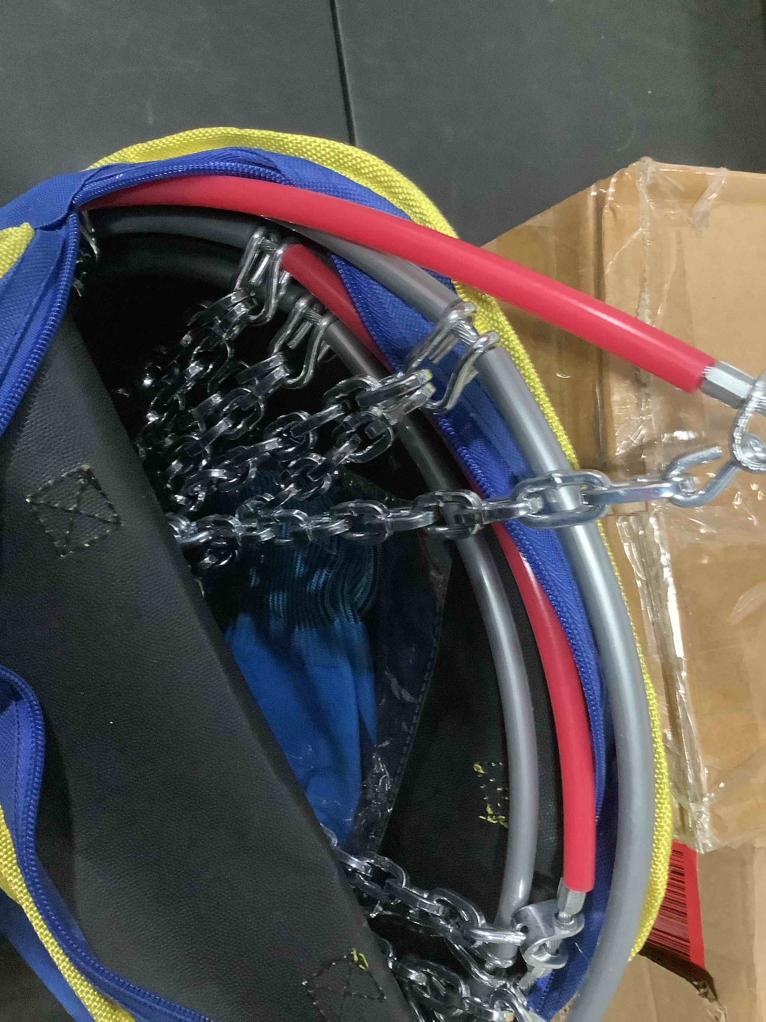Condition photo showing Good Condition for snow-chains easy install tire-chains, one-pull fit heavy-duty tire snow chains for pickup trucks & suvs off-road, emergency tire traction car tires 255 265 275 285 295 - set of 2 (scrv260)