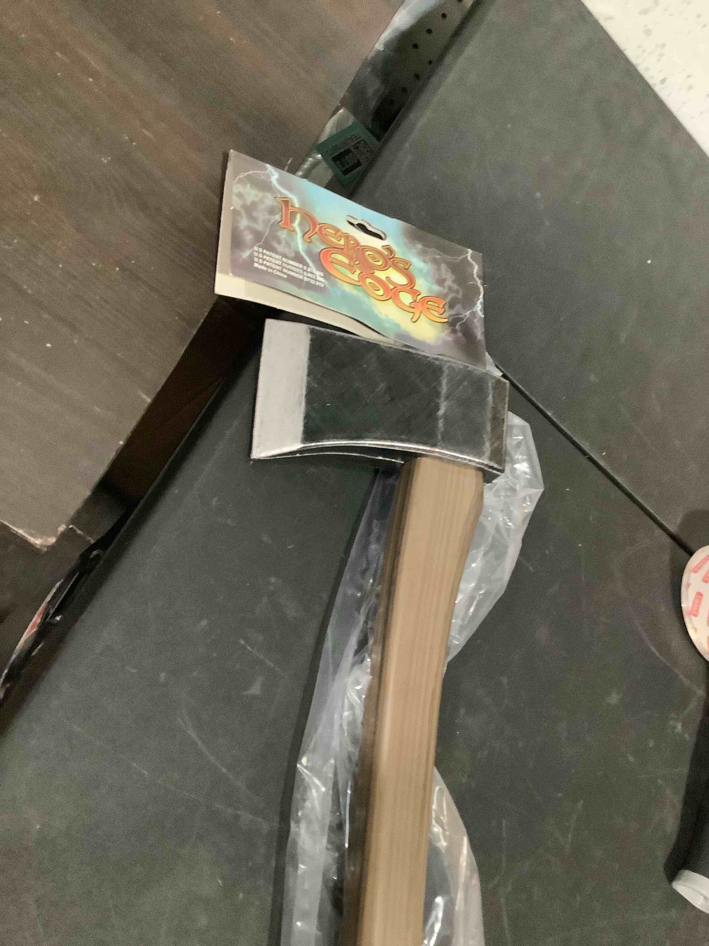 Condition photo showing Good Condition for 27" realistic foam felling axe toy larp cosplay weapon