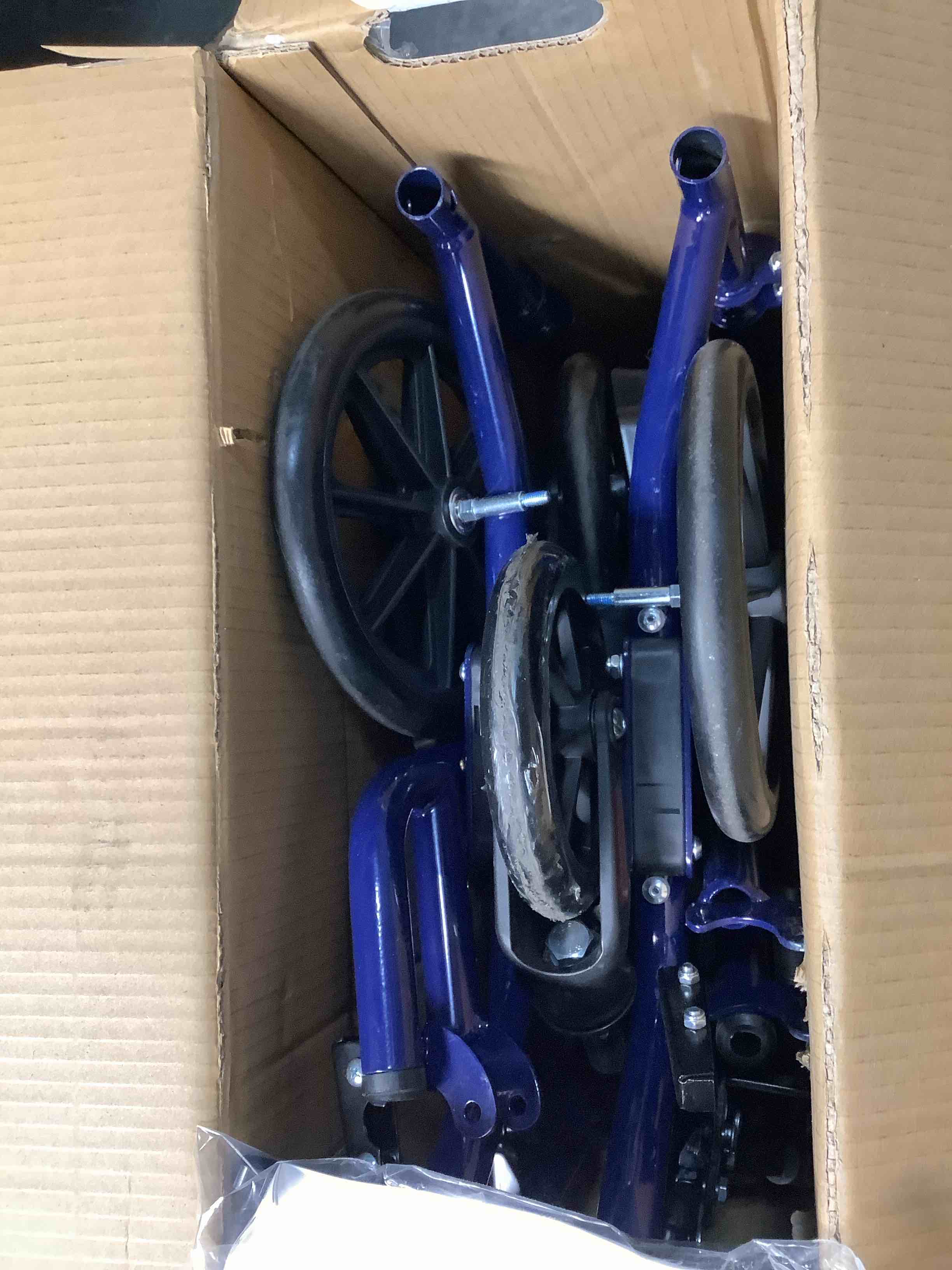 Condition photo showing Good Condition for carex classics transport chair - lightweight folding mobility chair with swing-away footrests
