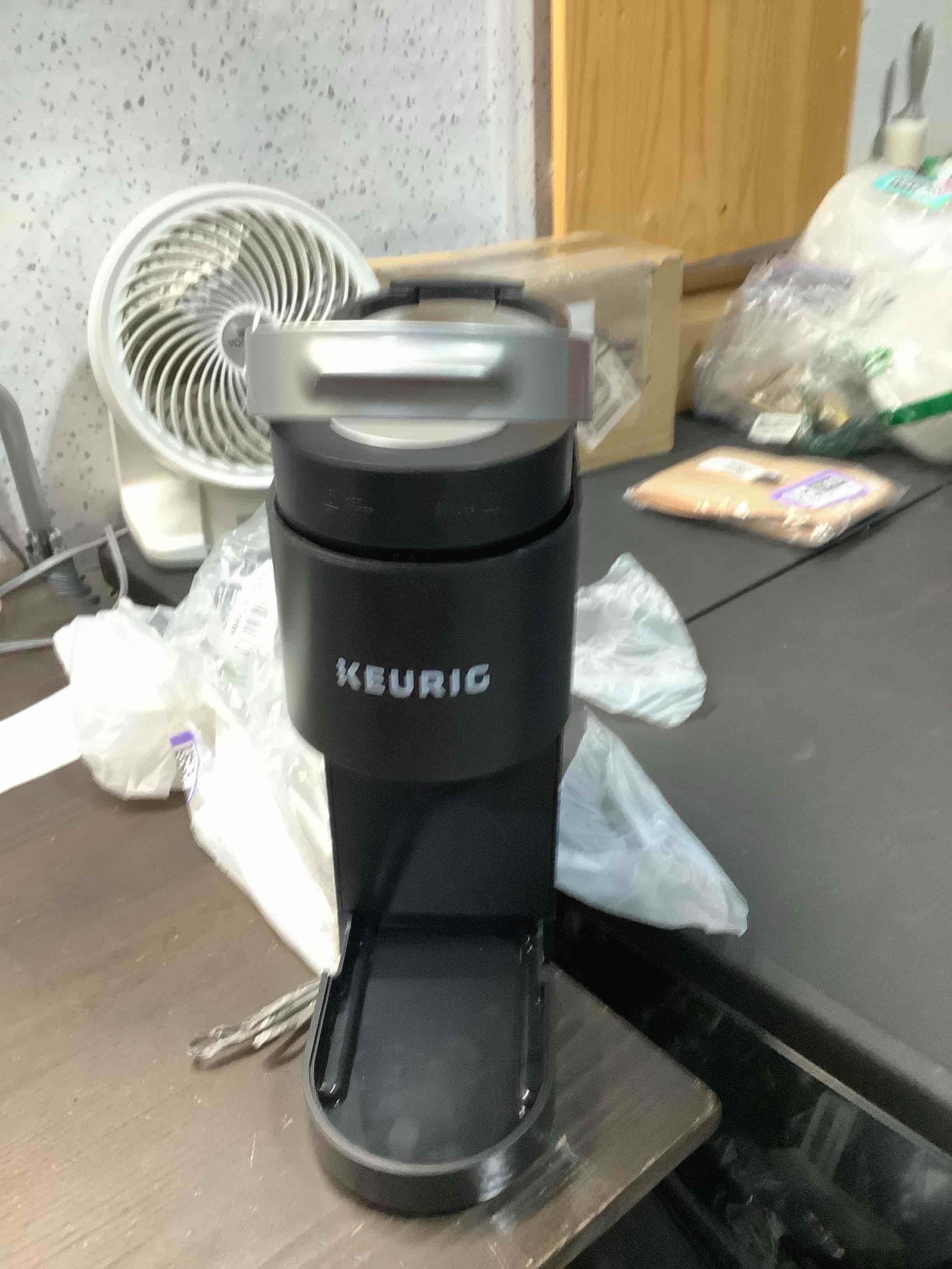 Keurig K-Mini Single Serve K-Cup Pod Coffee Maker, 6 to 12oz Brew size, with Cord Storage, Perfect for Small Spaces, Black