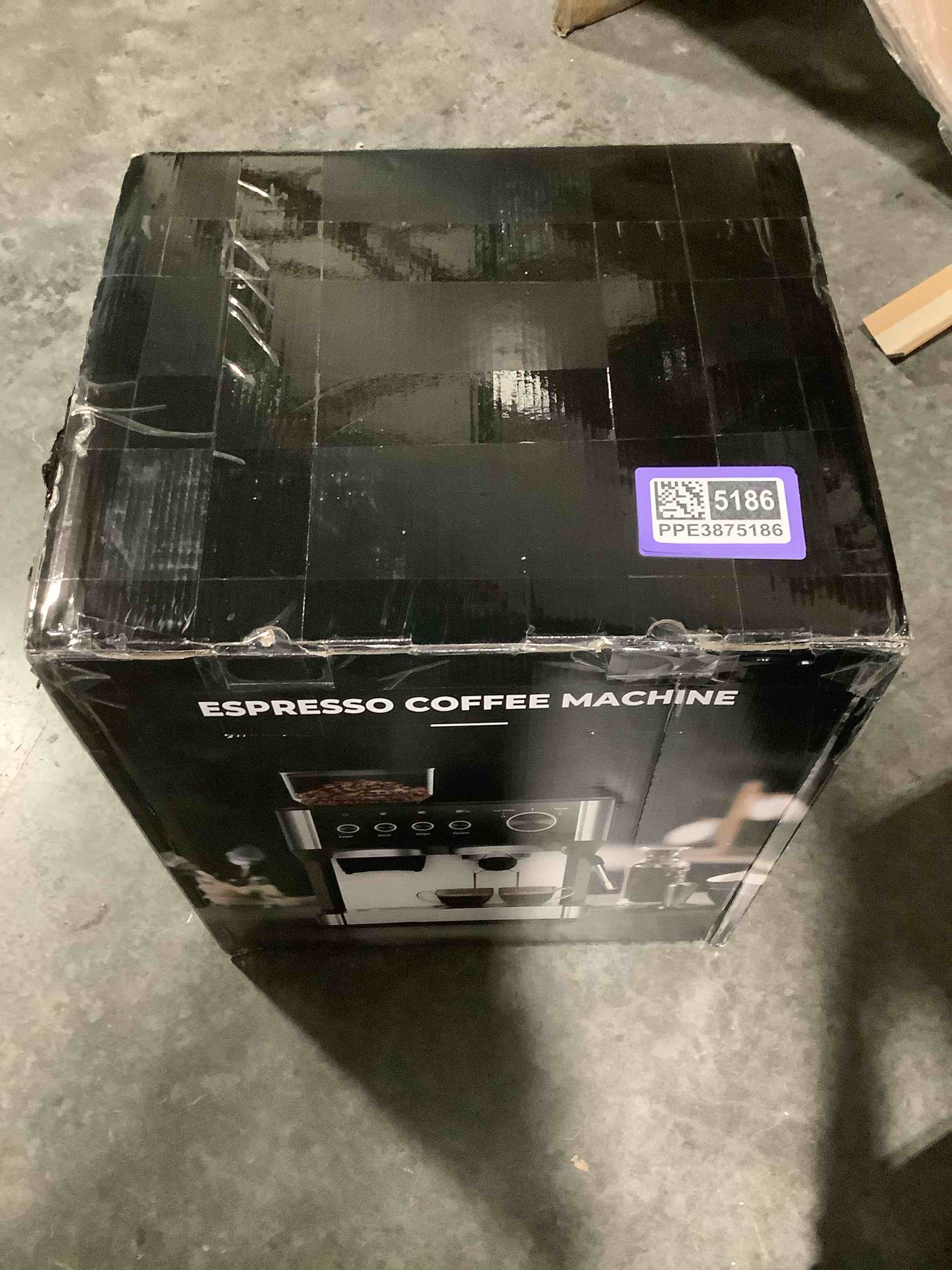 Condition photo showing As Is for similar euhomy espresso machine with grinder, 20 bar professional espresso coffee maker for home,with milk frother for latte, cappuccino & barista-style