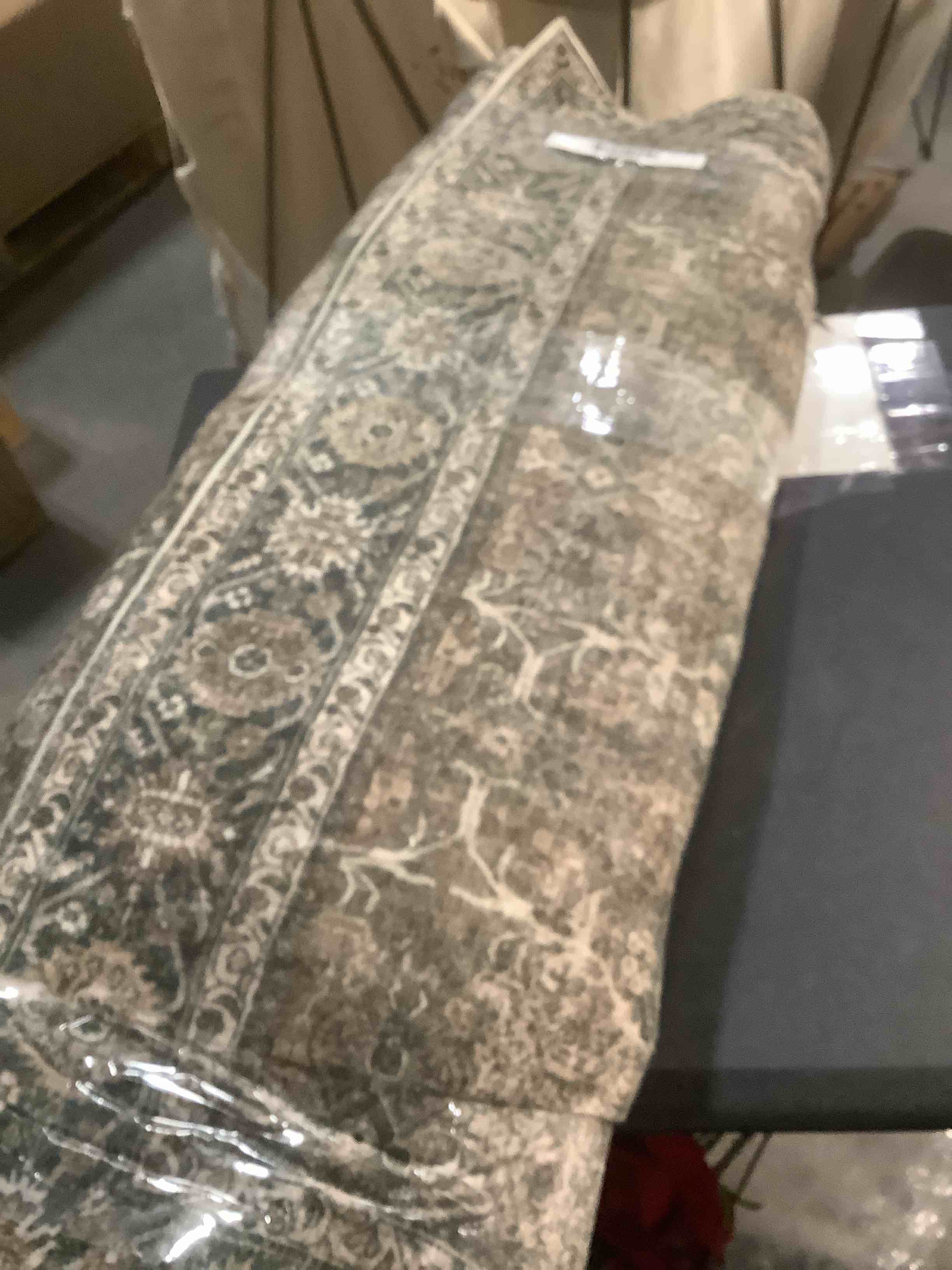 Condition photo showing Good Condition for Brown Runner Rug 3x10 Vintage Area Carpet Hallway Long Indoor Kitchen Washable Living Room Low Pile Traditional Distressed Retro Accent Throw Rug Non Slip Laundry Bathroom Office Dining Room