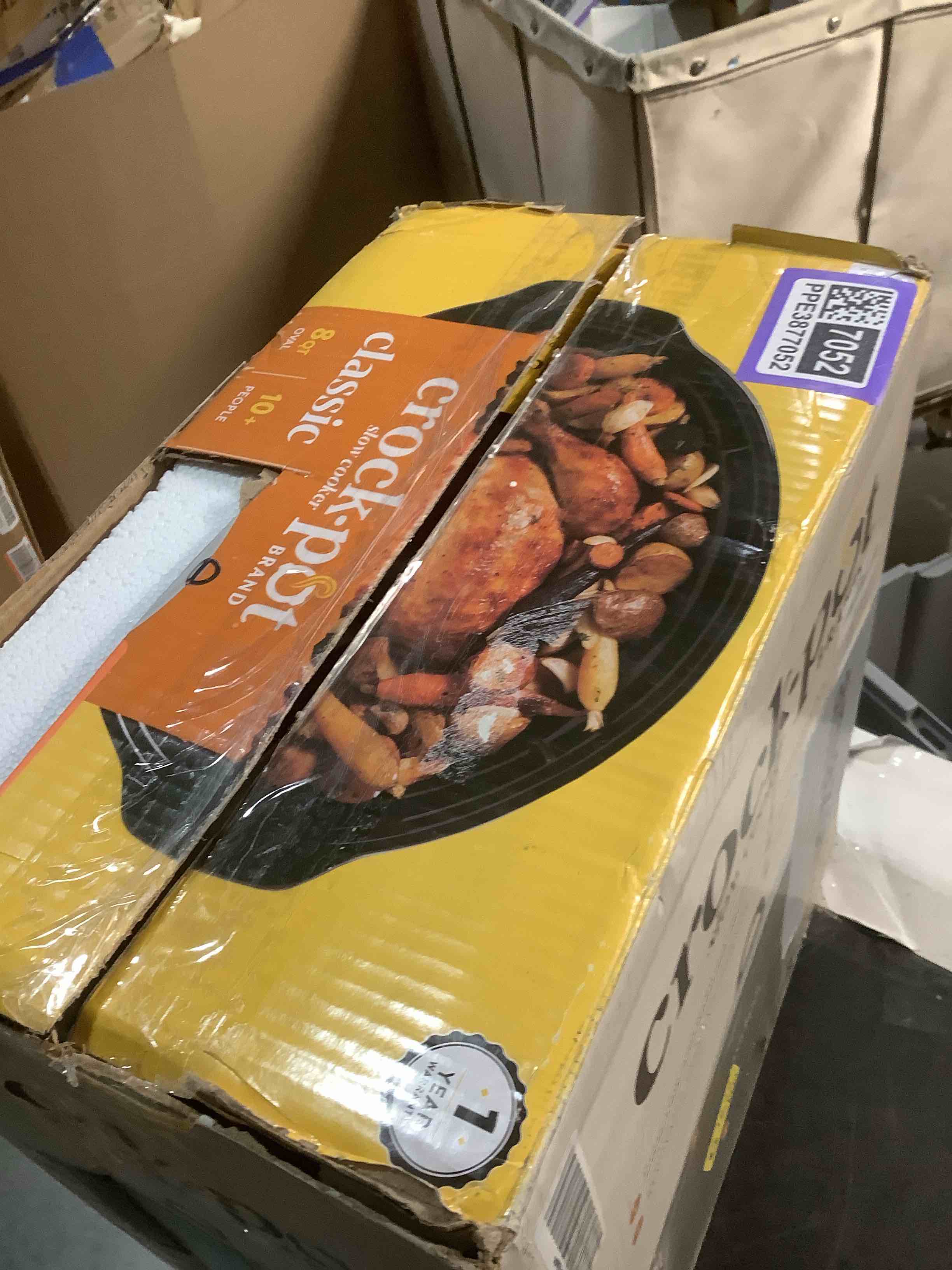 Condition photo showing Good Condition for Crockpot Manual 8-Quart Slow Cooker Black 8qt Black