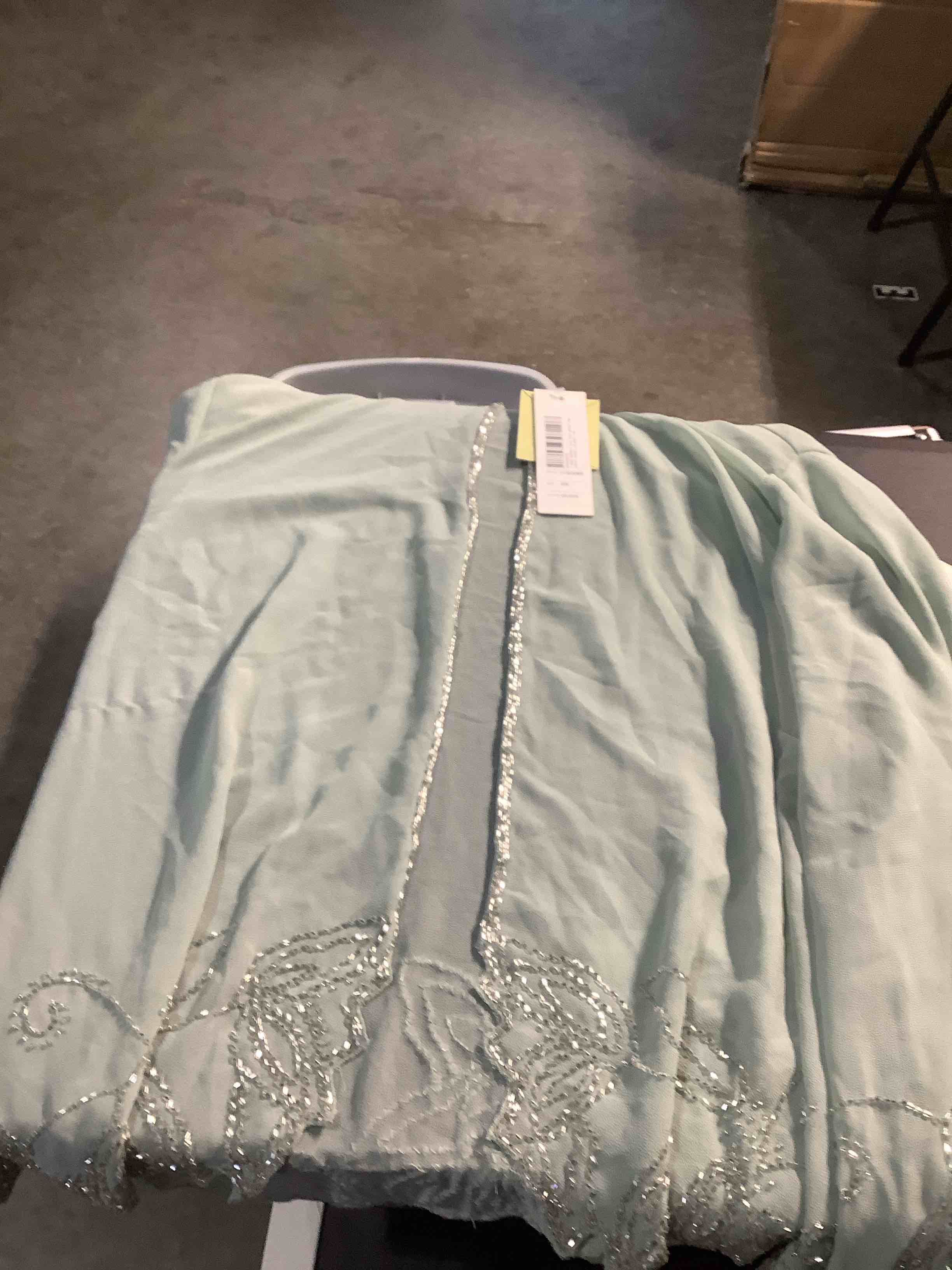 Condition photo showing New/Like New for size 22  just the jacket j kara women's plus-size beaded jacket dress plus