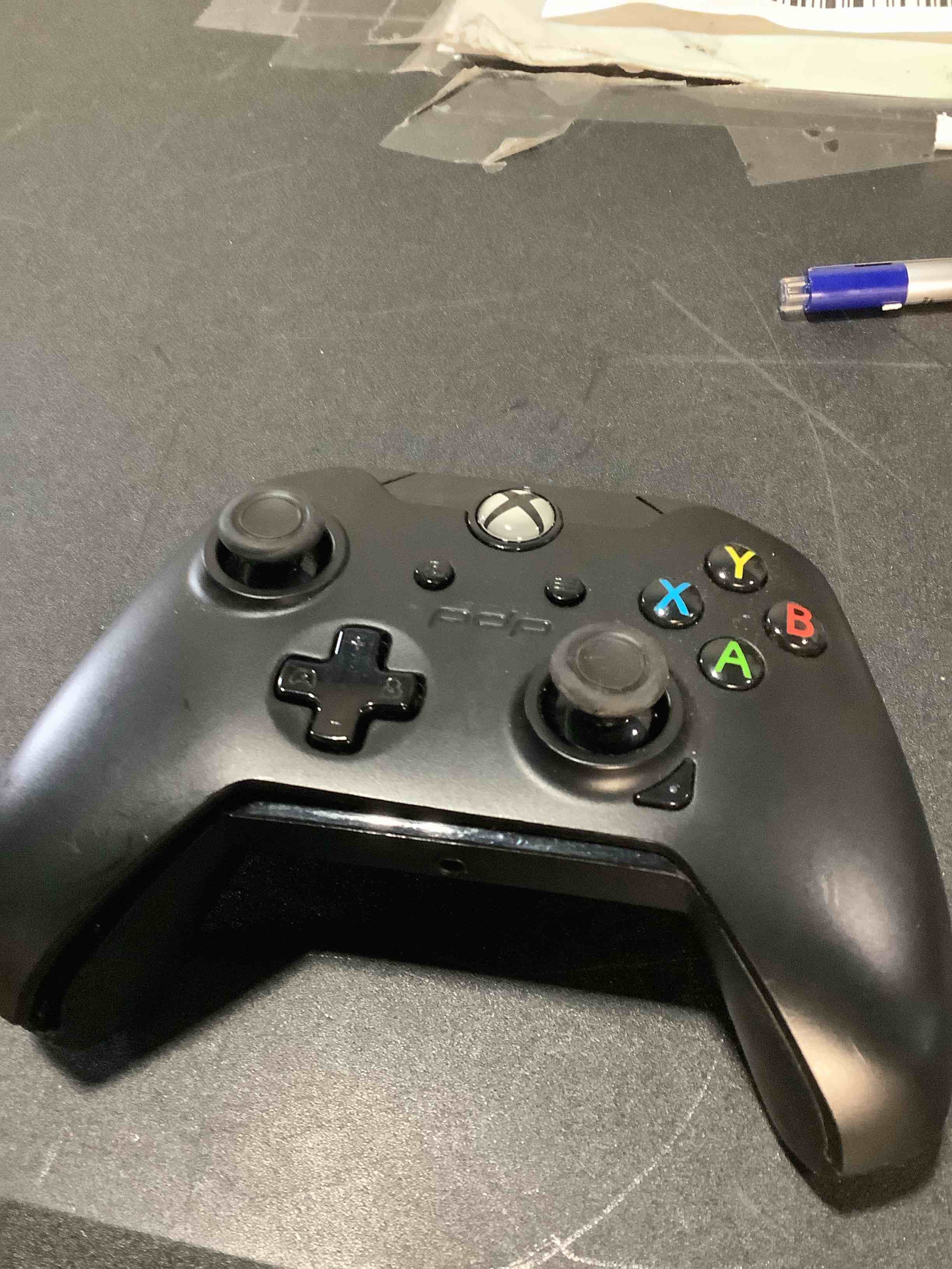 Condition photo showing As Is for powera wired controller for xbox series x|s - black, gamepad, wired video game controller, gaming controller, works with xbox one and windows 10/11