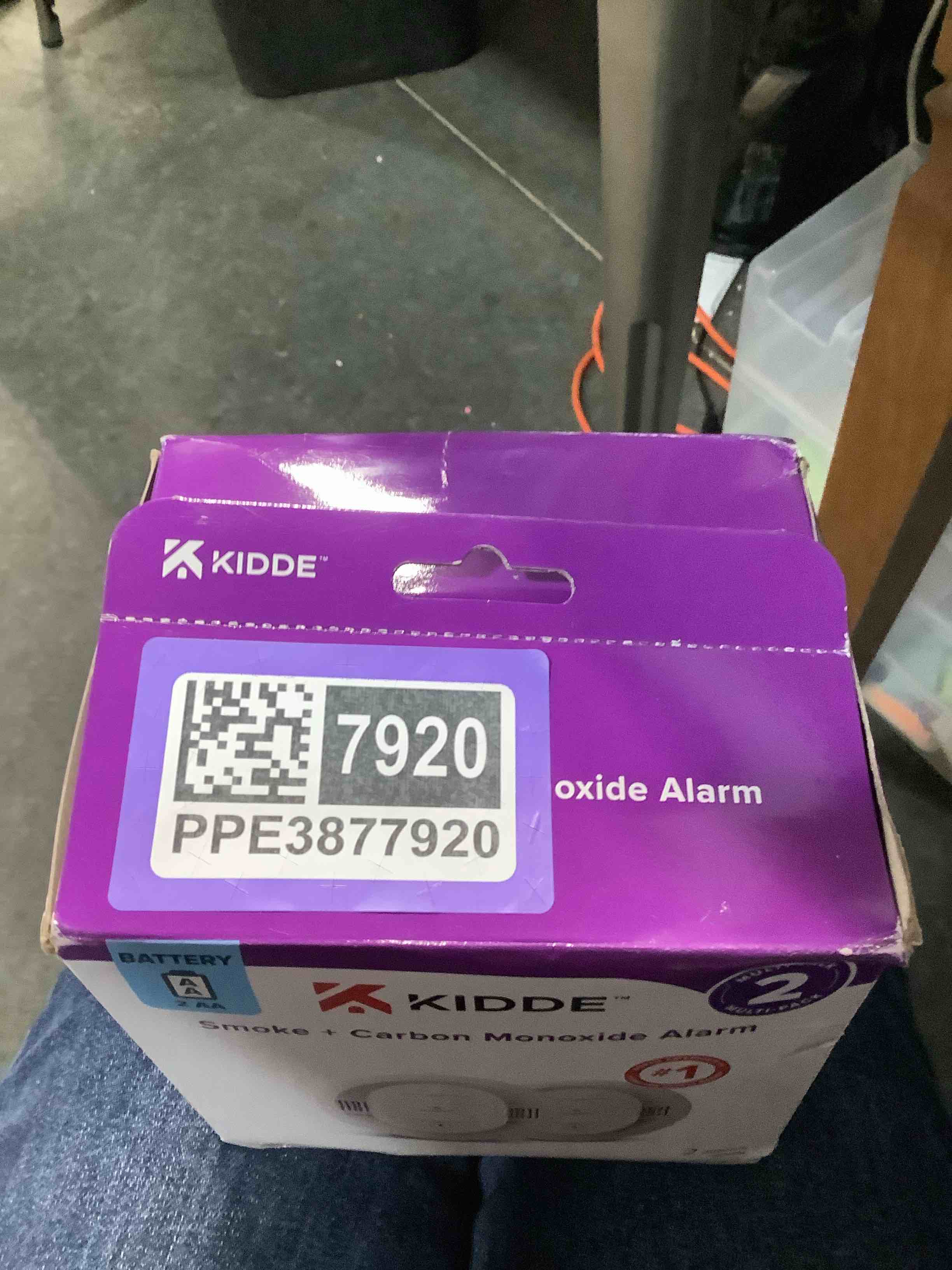 Condition photo showing Good Condition for kidde smoke & carbon monoxide detector, aa battery powered, led warning light indicators, 2 pack