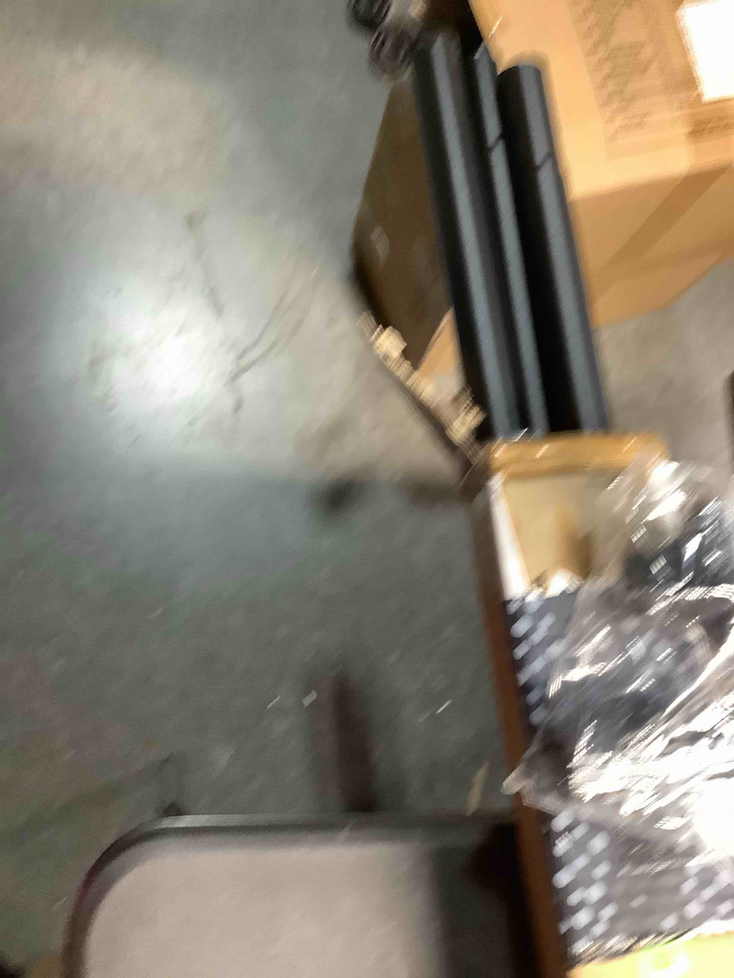 Condition photo showing Good Condition for tension curtain rod 51-165in(4.25-13.75ft), extra long outdoor curtain rod no drilling for window or bathroom patio, adjustable spring shower rod, easy to install never rust, rod diameter 1.26in-black black 51''-165''