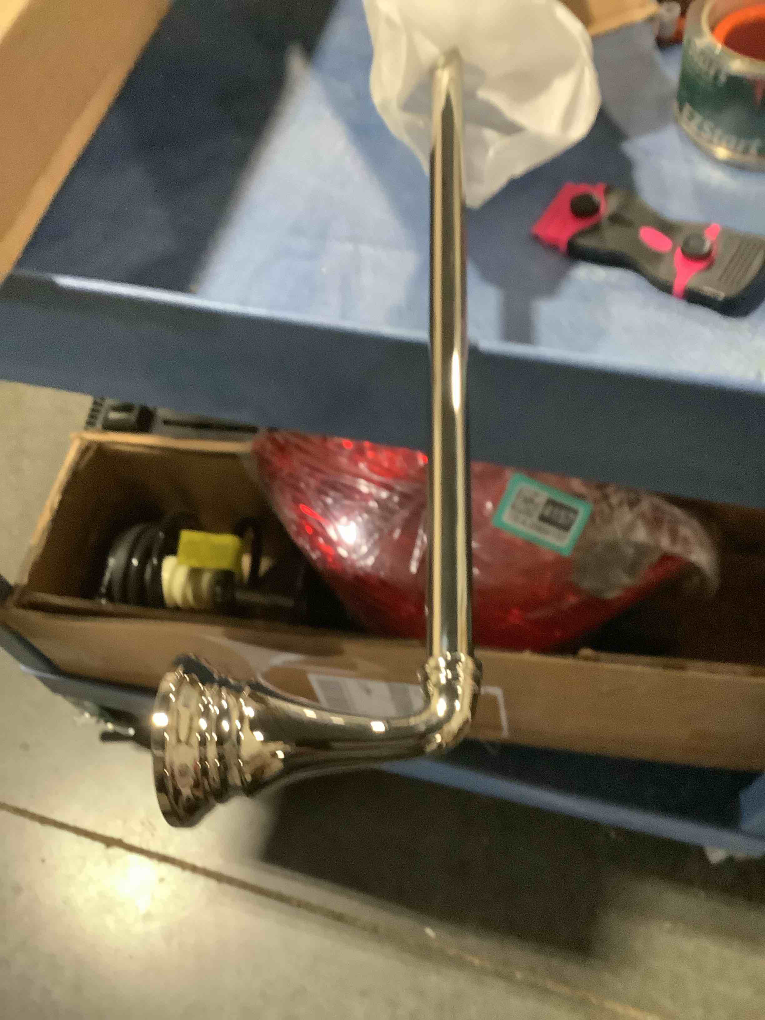 Condition photo showing New/Like New for american standard 7052024.013 delancey -towel bar, 24 inch, polished nickel