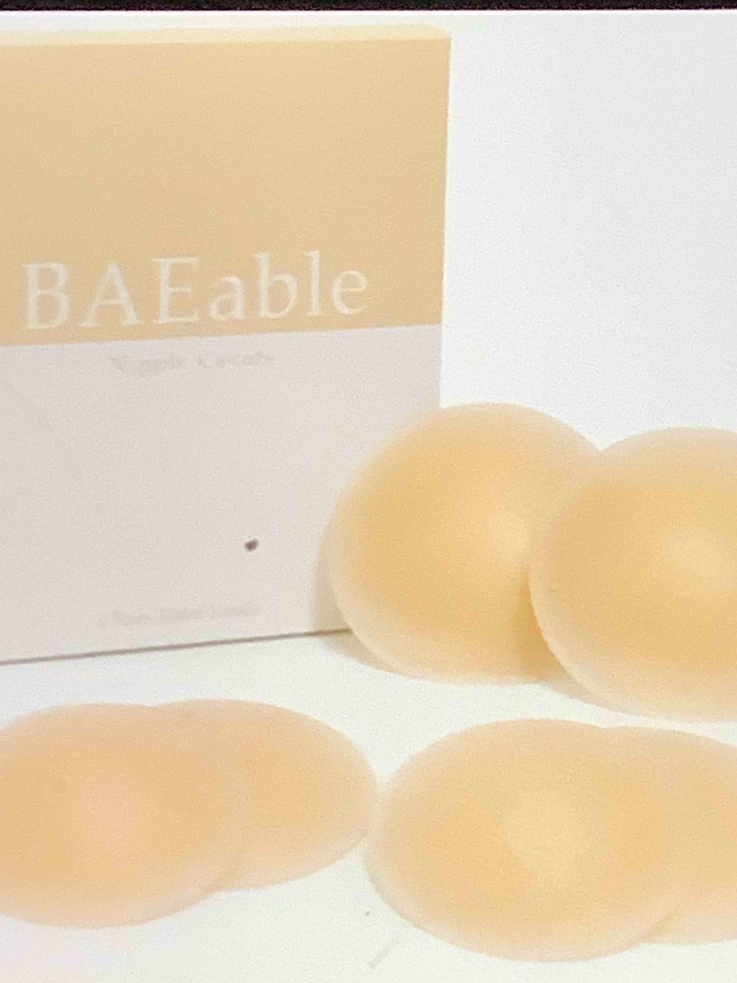 Baeable reusable nipple covers four pairs tinted vanilla 4 pair 