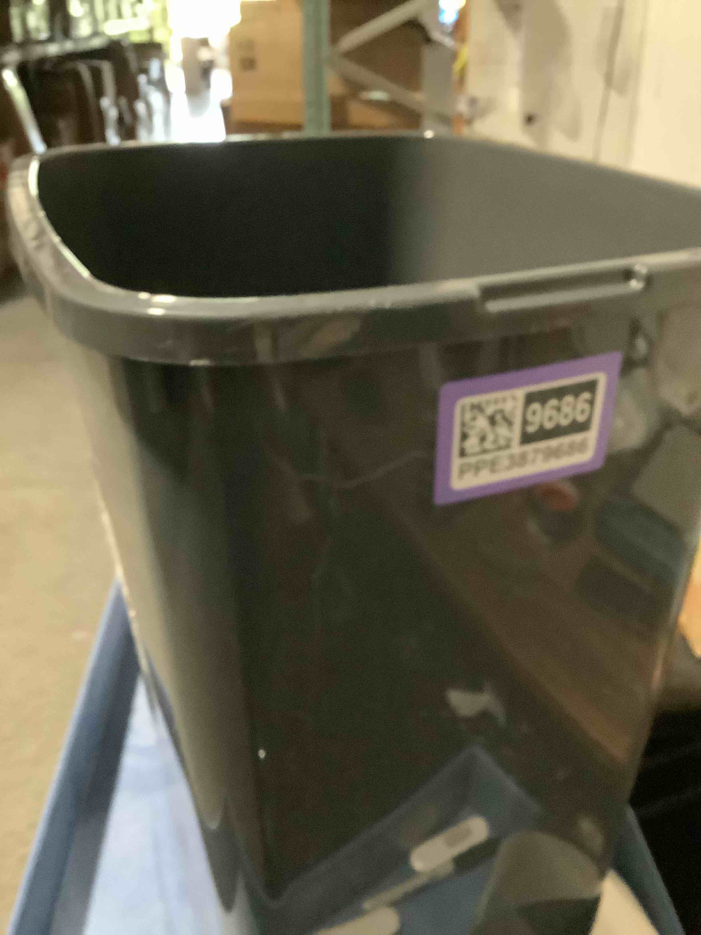 Condition photo showing Good Condition for superio large kitchen trash can 13 gallon, 52 qt waste bin for kitchen, garage, indoor and outdoor trash can, dark grey 13 gallon 1, grey