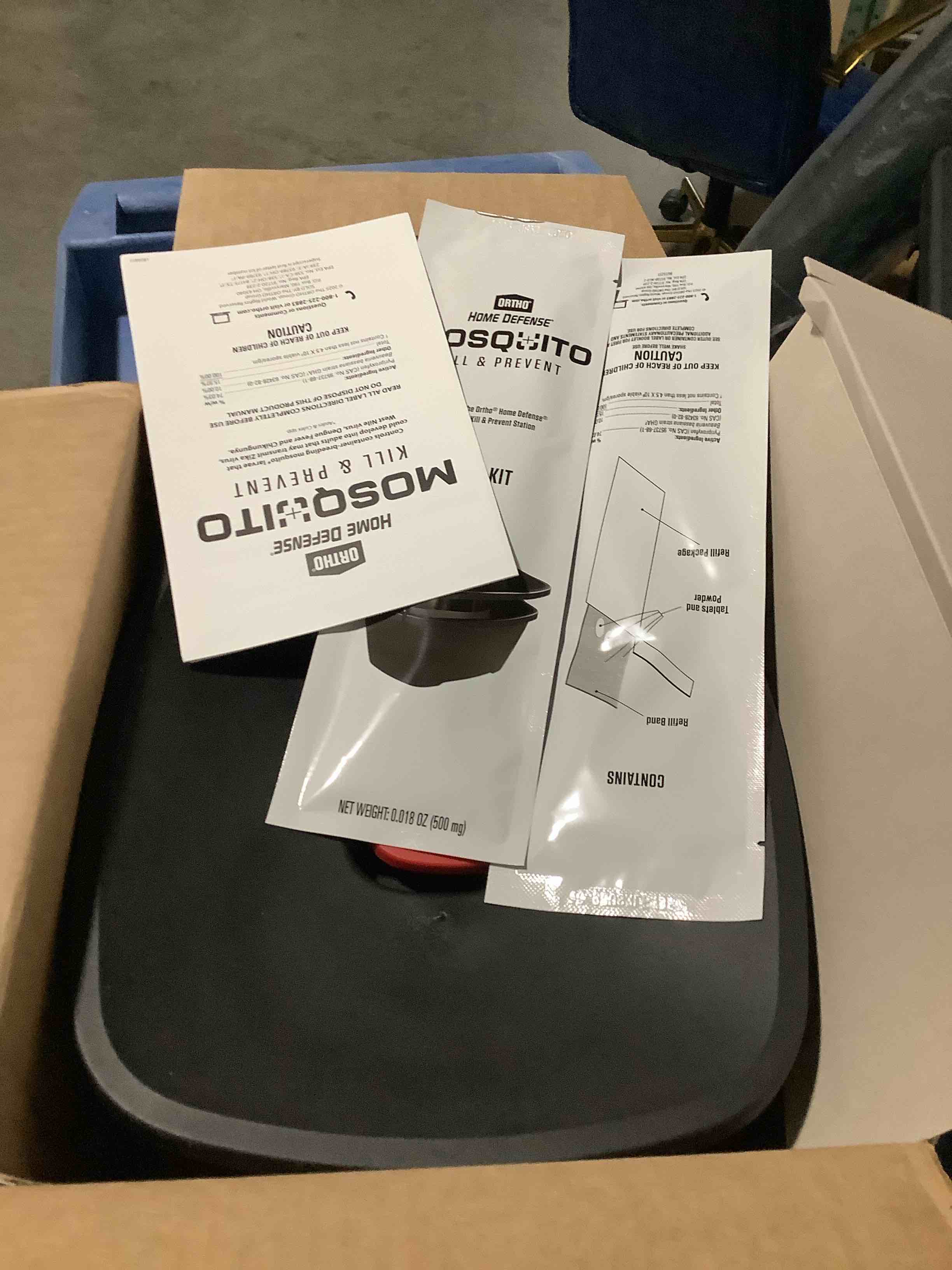 Condition photo showing Good Condition for ortho home defense mosquito kill and prevent - controls mosquitoes and larvae, silent, easy-to-use, mosquito killer protects up to 4,300 sq. ft., 1 station & 2 bands for 2 months protection mosquito station + bands
