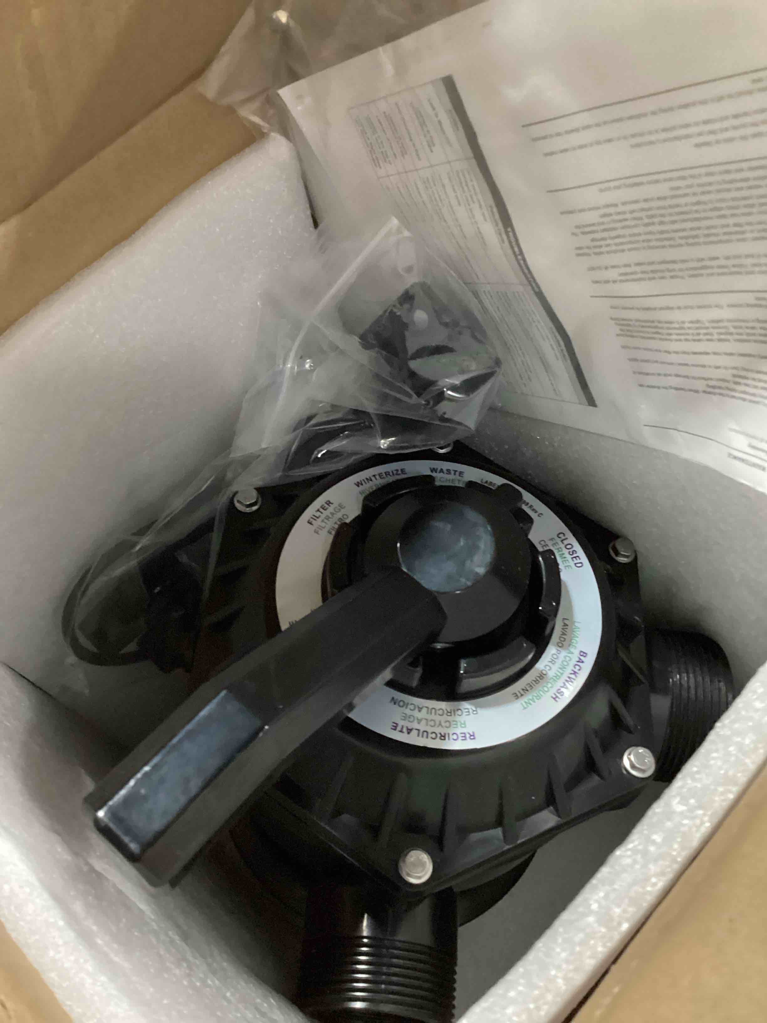 Condition photo showing Good Condition for replace part for 262506 1-1/2-inch 6-way clamp style valve replacement for meteor, sand dollar, sta-rite cristalflo ii and tagelus pool and spa sand filters