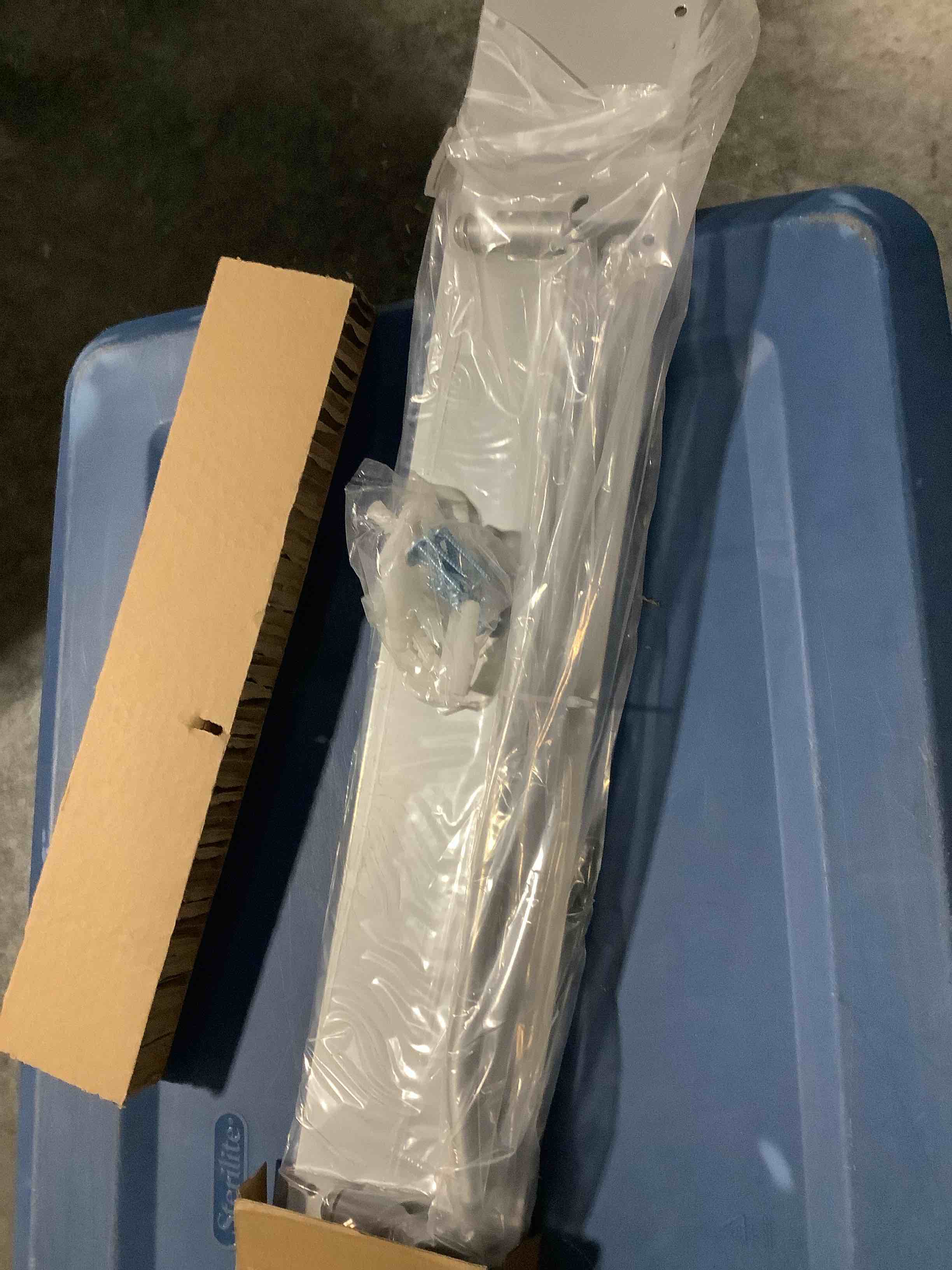 Condition photo showing New/Like New for factory direct partners hanging rest mat metal mount - space-saving wall rack for preschool/daycare nap mats