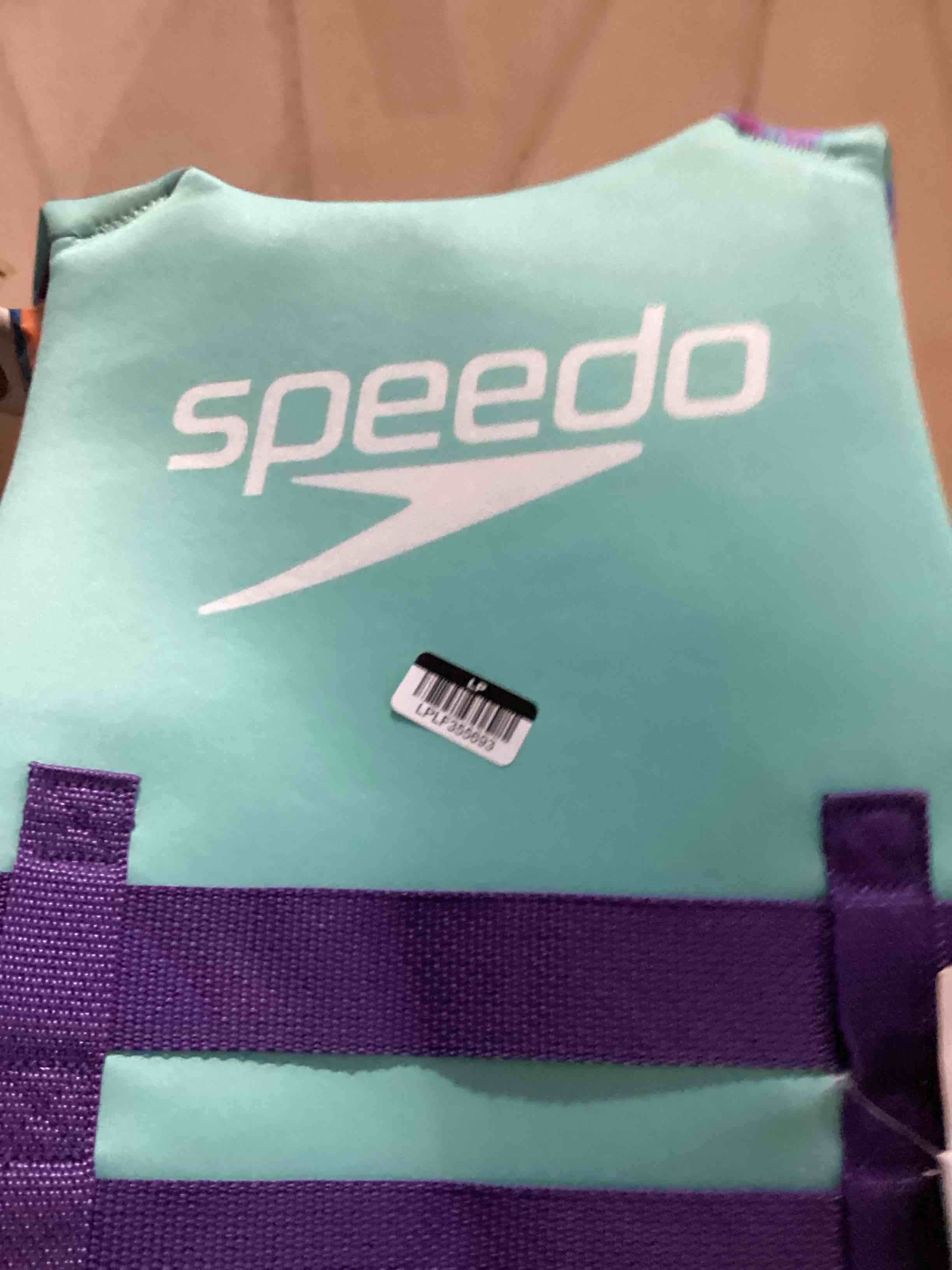 Condition photo showing New/Like New for speedo youth 50-90lbs life jacket