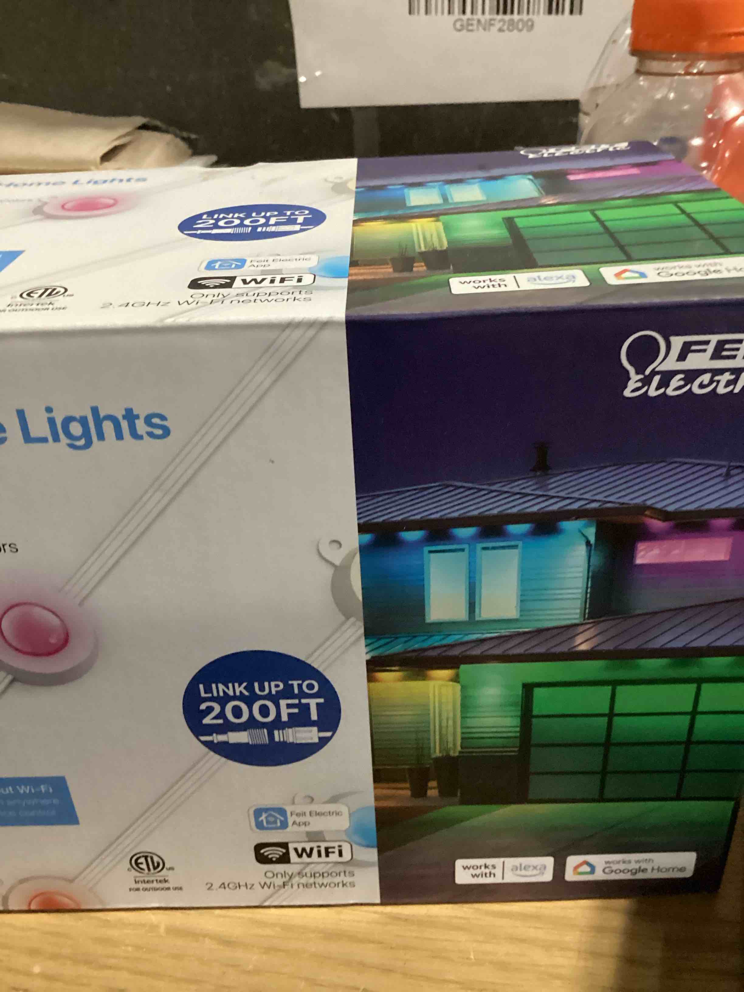 Condition photo showing As Is for 50 ft smart outdoor home lights