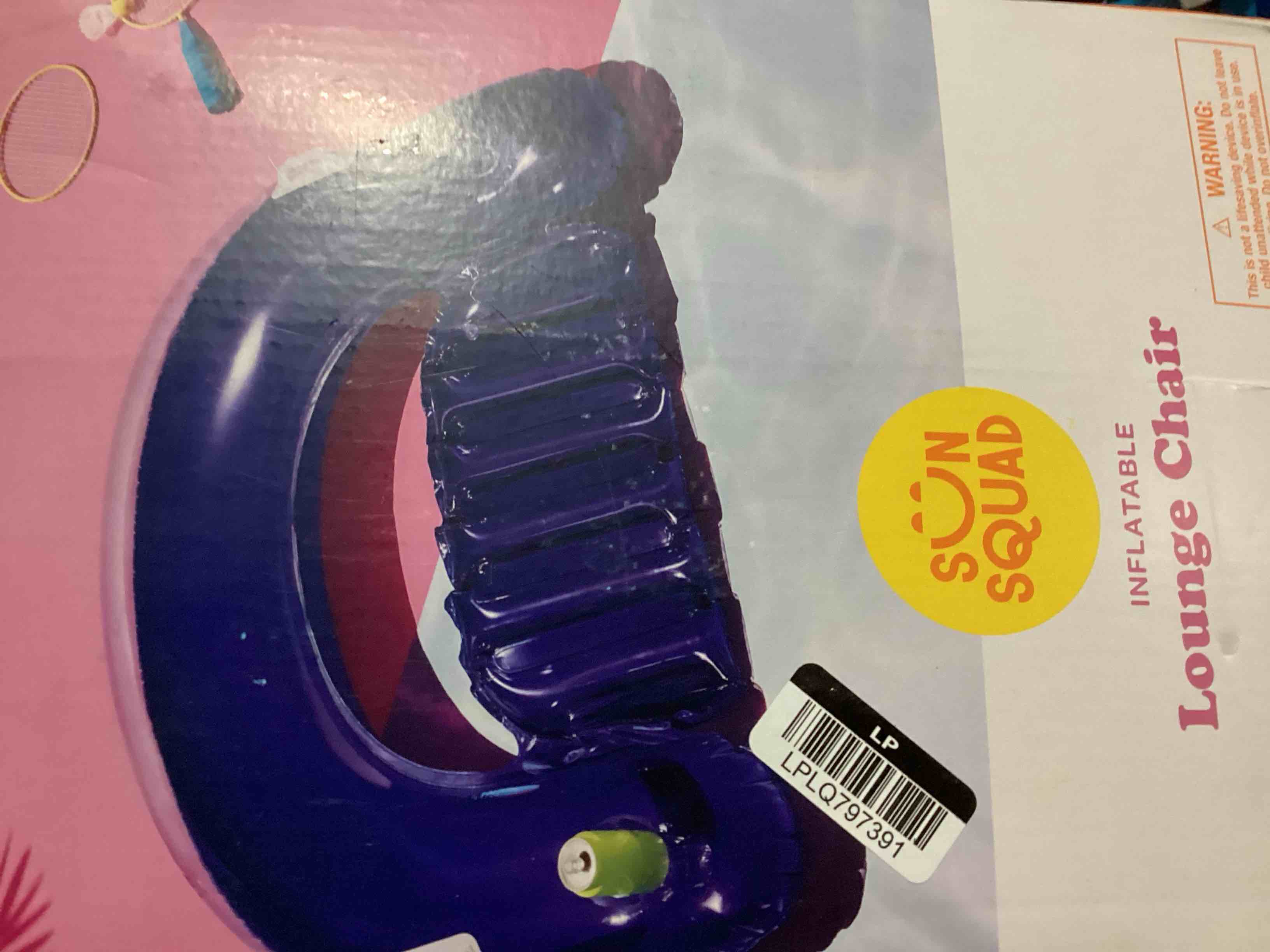 Condition photo showing New/Like New for inflatable pool lounge chair