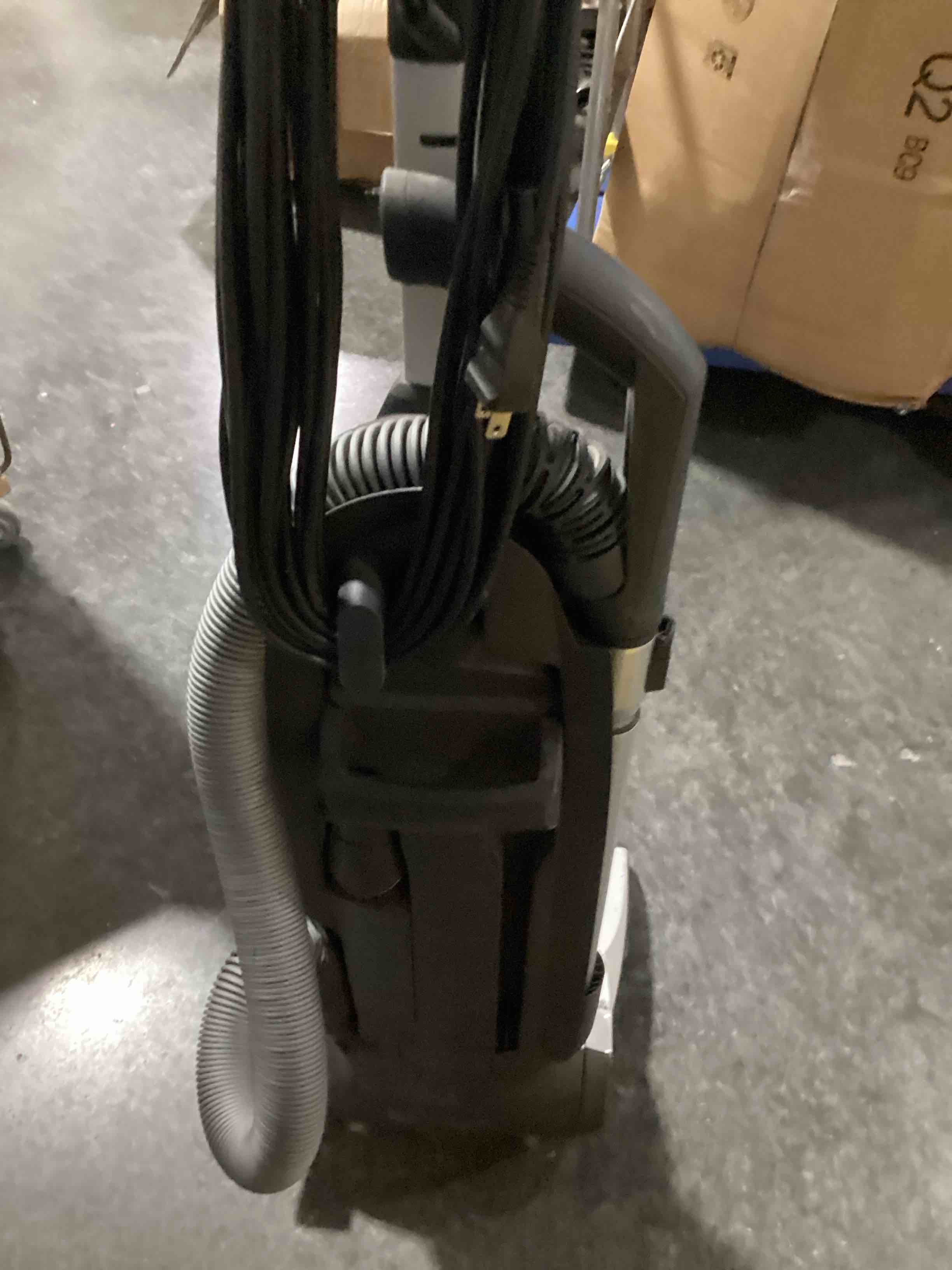 Condition photo showing As Is for miele stand up dynamic u1 cat and dog power line vacuum