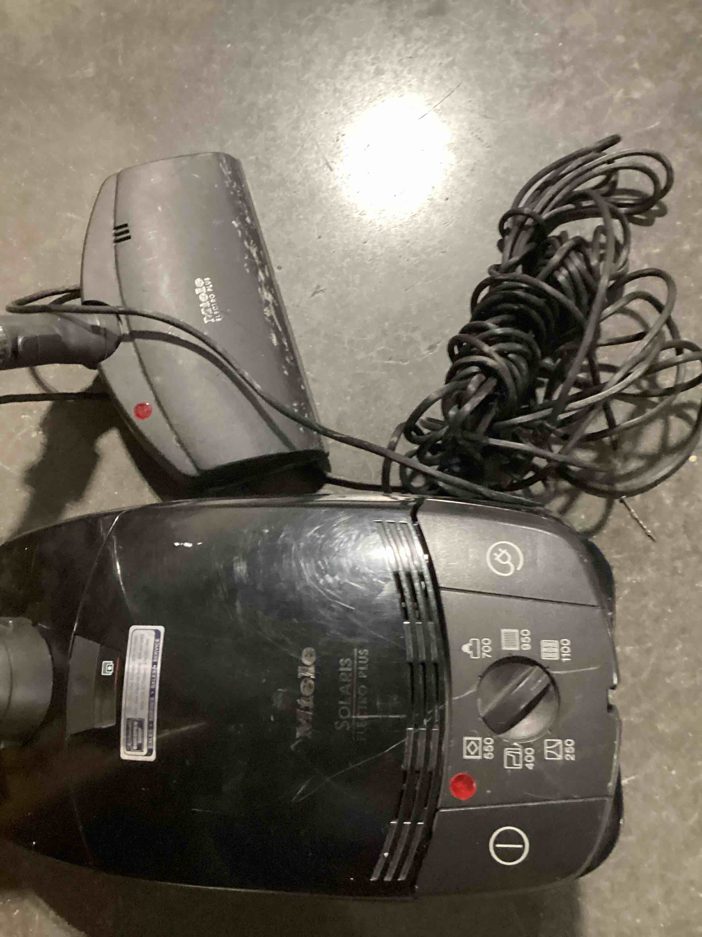 Condition photo showing As Is for miele solaris electro plus