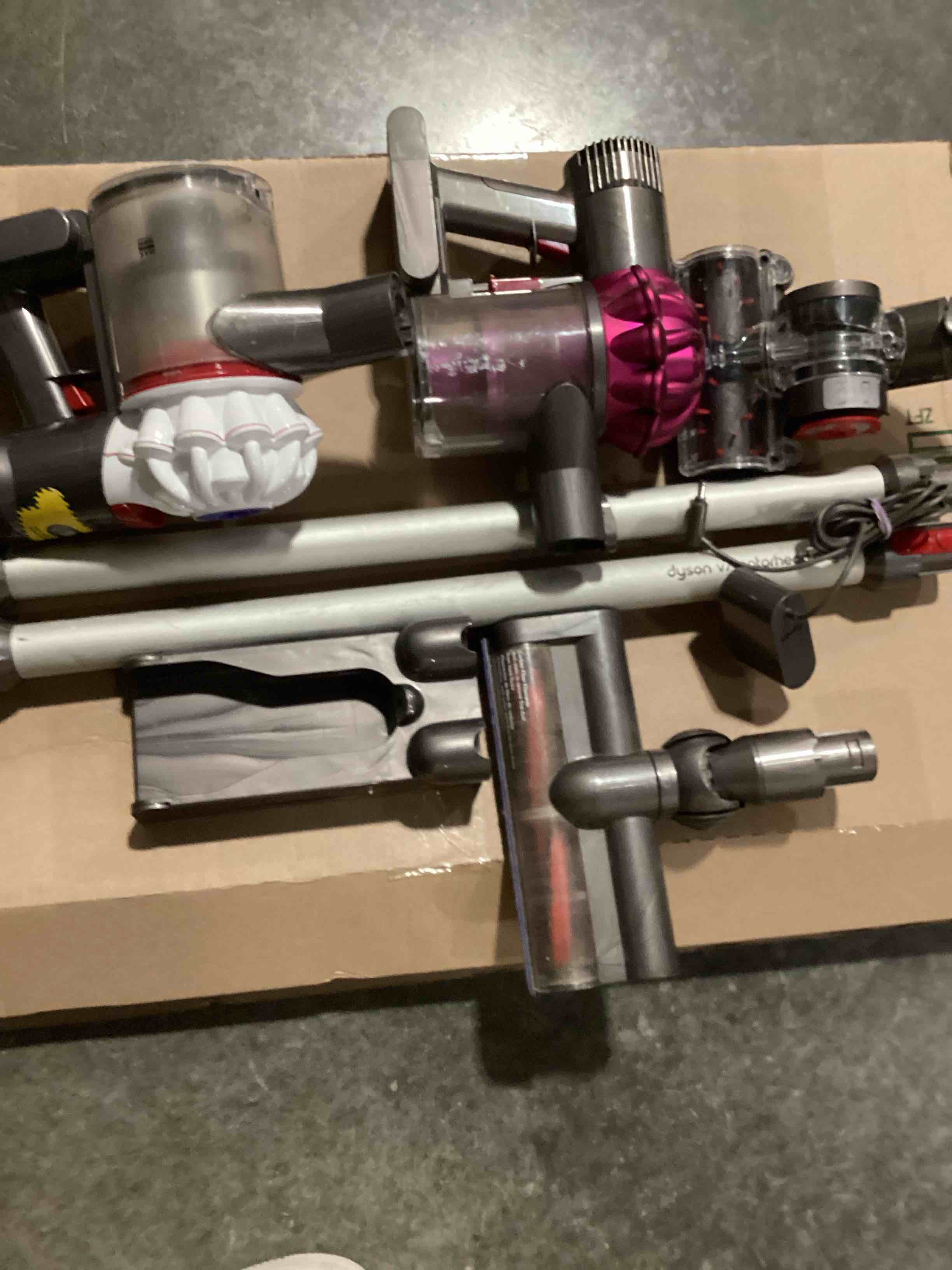 Condition photo showing As Is for dyson random parts