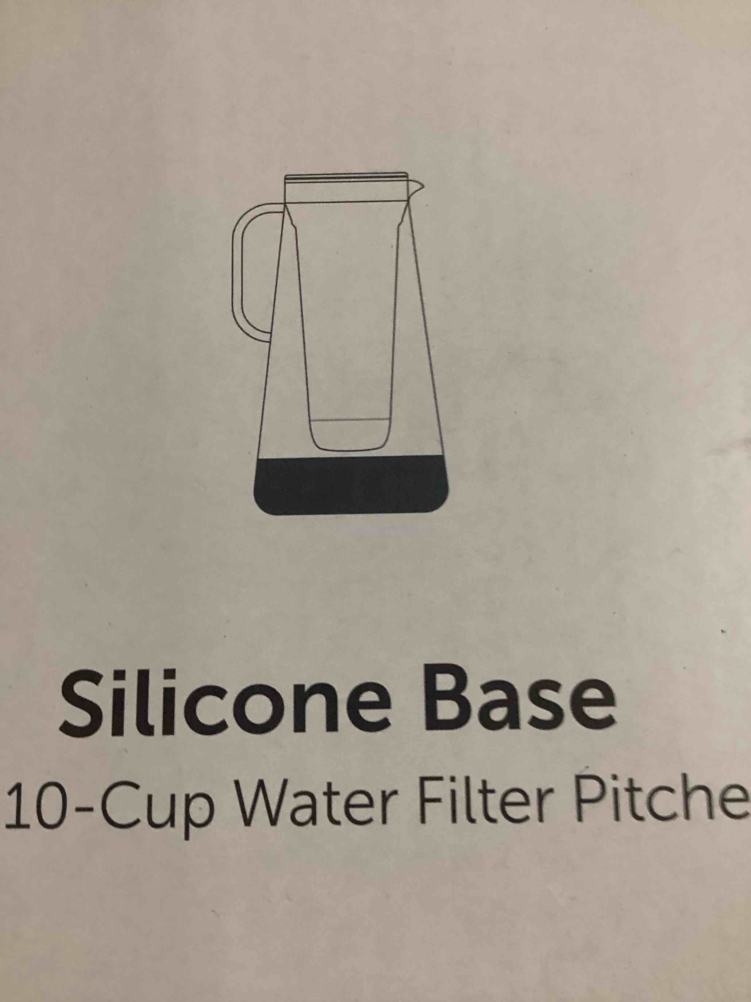 Condition photo showing New/Like New for lifestraw home silicone base water filter pitcher 10-cup accessory white