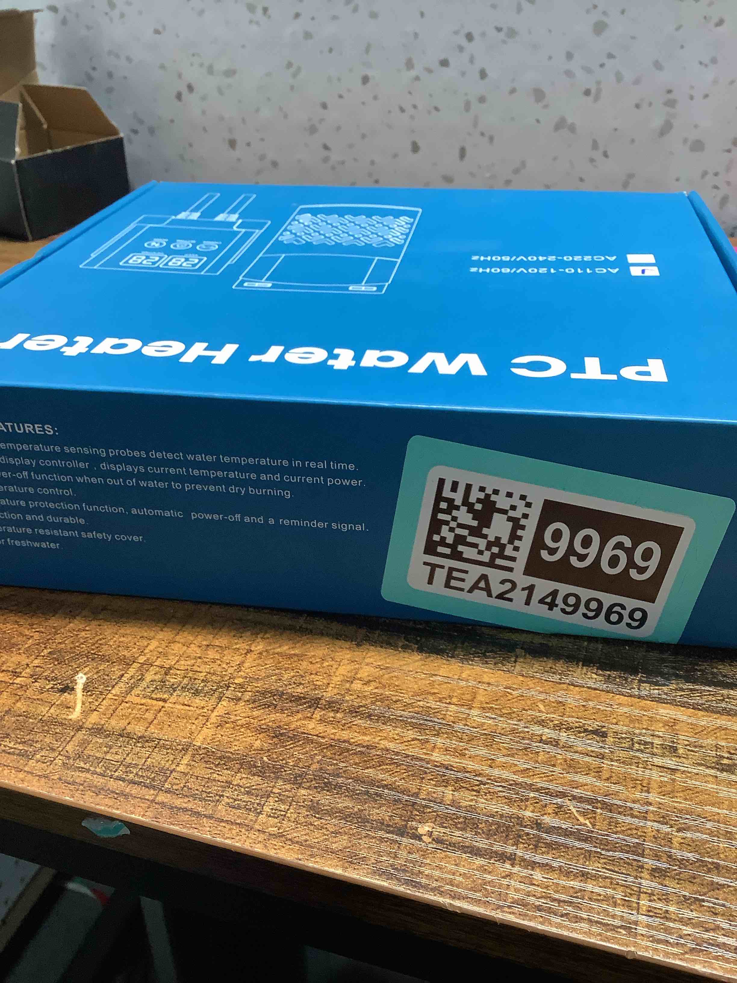 Condition photo showing Good Condition for PTC Chicken Water Heater for Winter with Waterproof Thermostat Chicken Waterer Heater with LCD Display, Adjustable Temp, Energy-efficient, Safe Heated Poultry Waterer for Chicken, Pet, Bird Bath PTC water heater