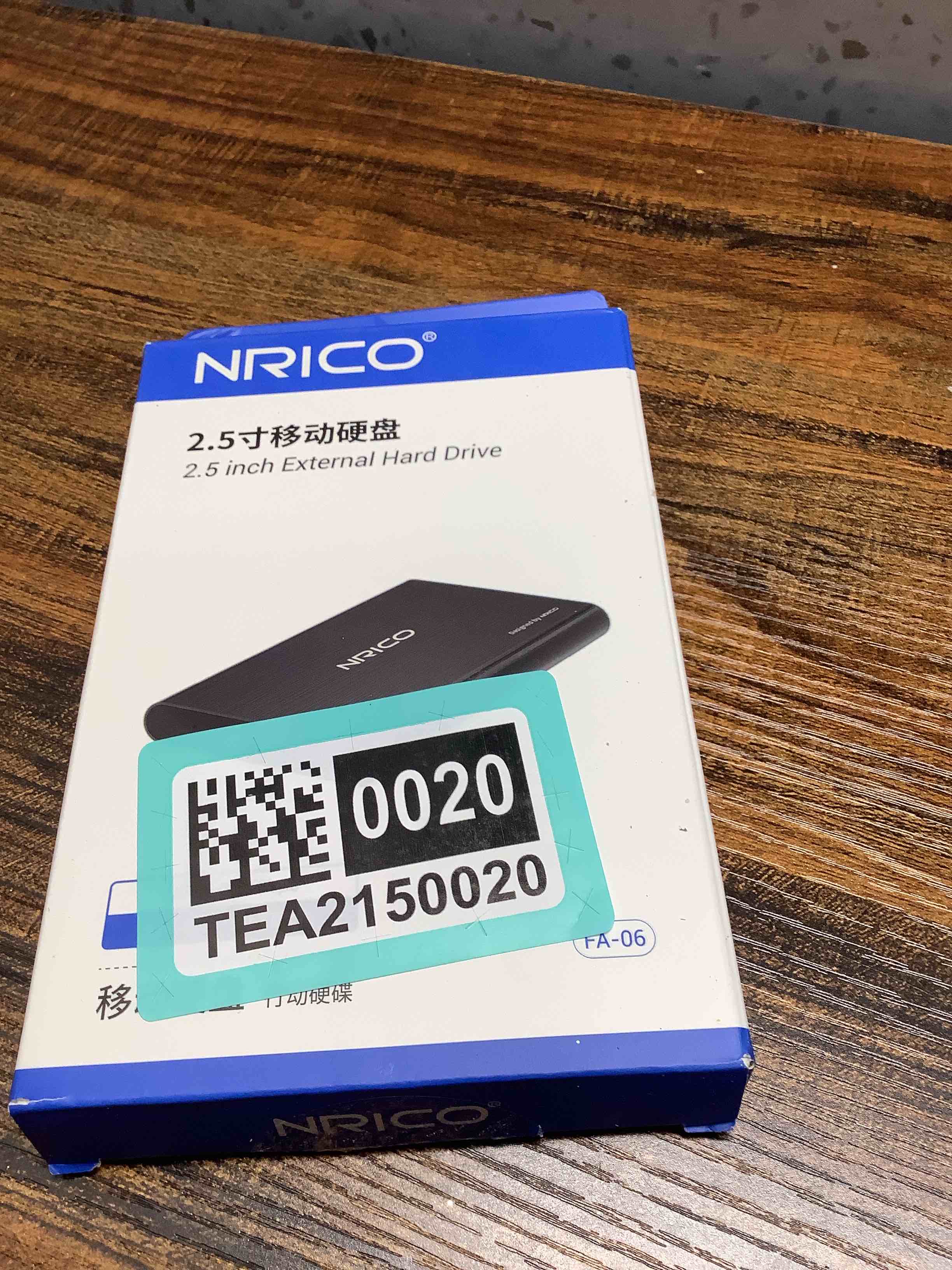 Condition photo showing Good Condition for NRICO Ultra Slim 500GB Portable External Hard Drive USB3.0 HDD Storage Compatible for PC, Desktop, Laptop,Mac,PS4, Xbox one (Black, 500, GB) BLACK 500 GB