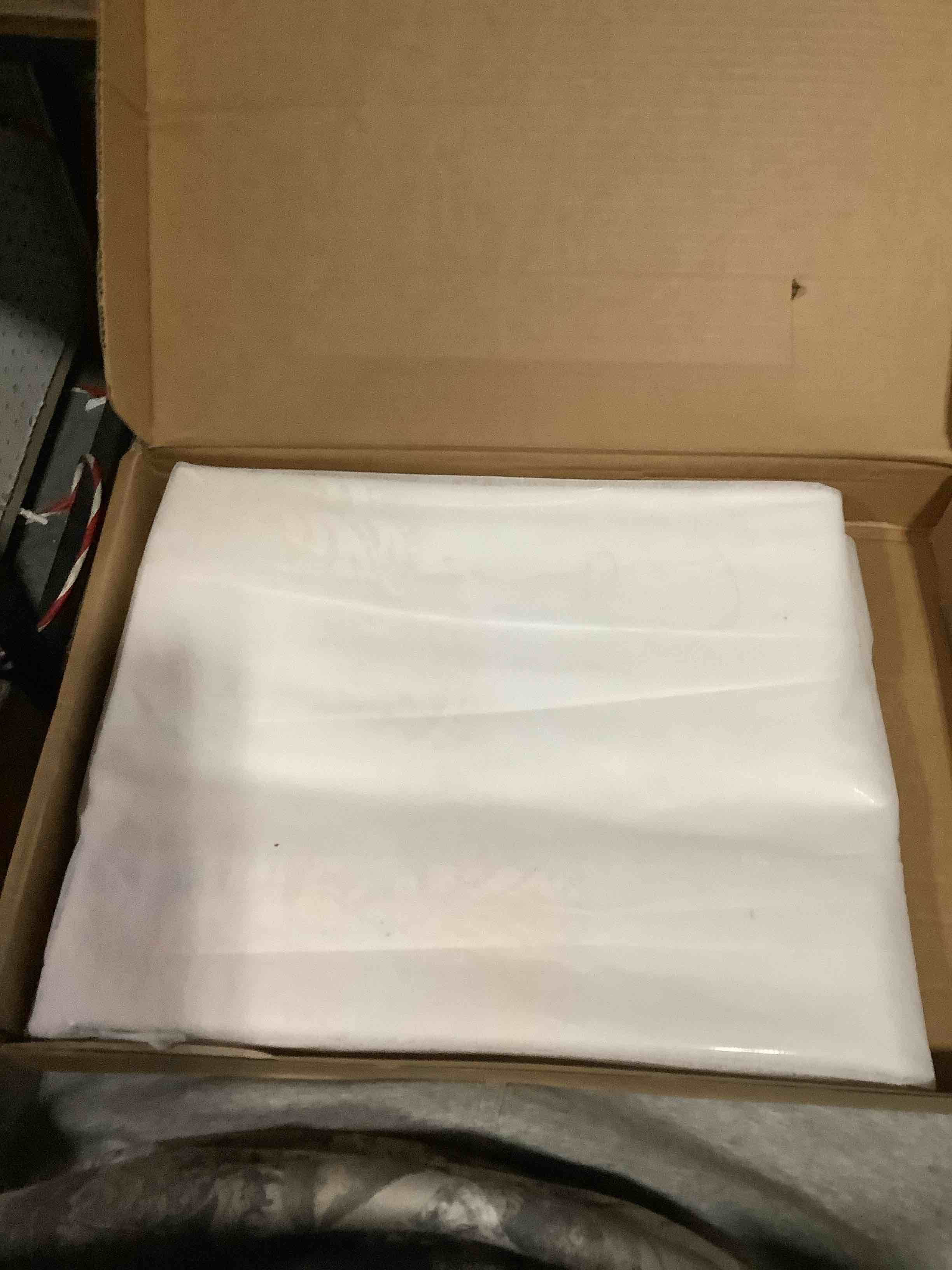 Condition photo showing Good Condition for Waterproof Clear Table Cover Protector, Vinyl Rectangle Table Cloth with Lace Pattern Oil Spill Proof Wipe Clean Plastic Tablecloths for Dining Tables (French Lace, 55 x 104 Inches) French Lace 104" x 55" (Rectangular)