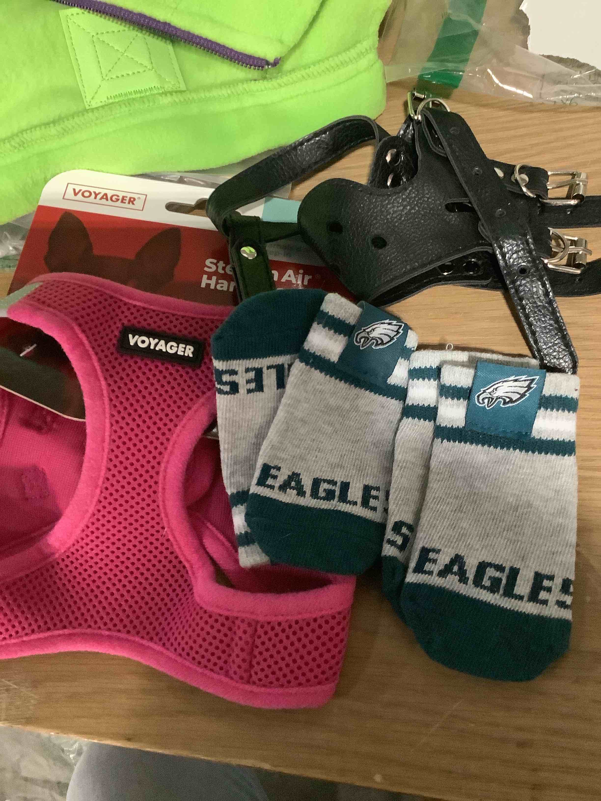 small dog bundle/nfl eagles puppy socks