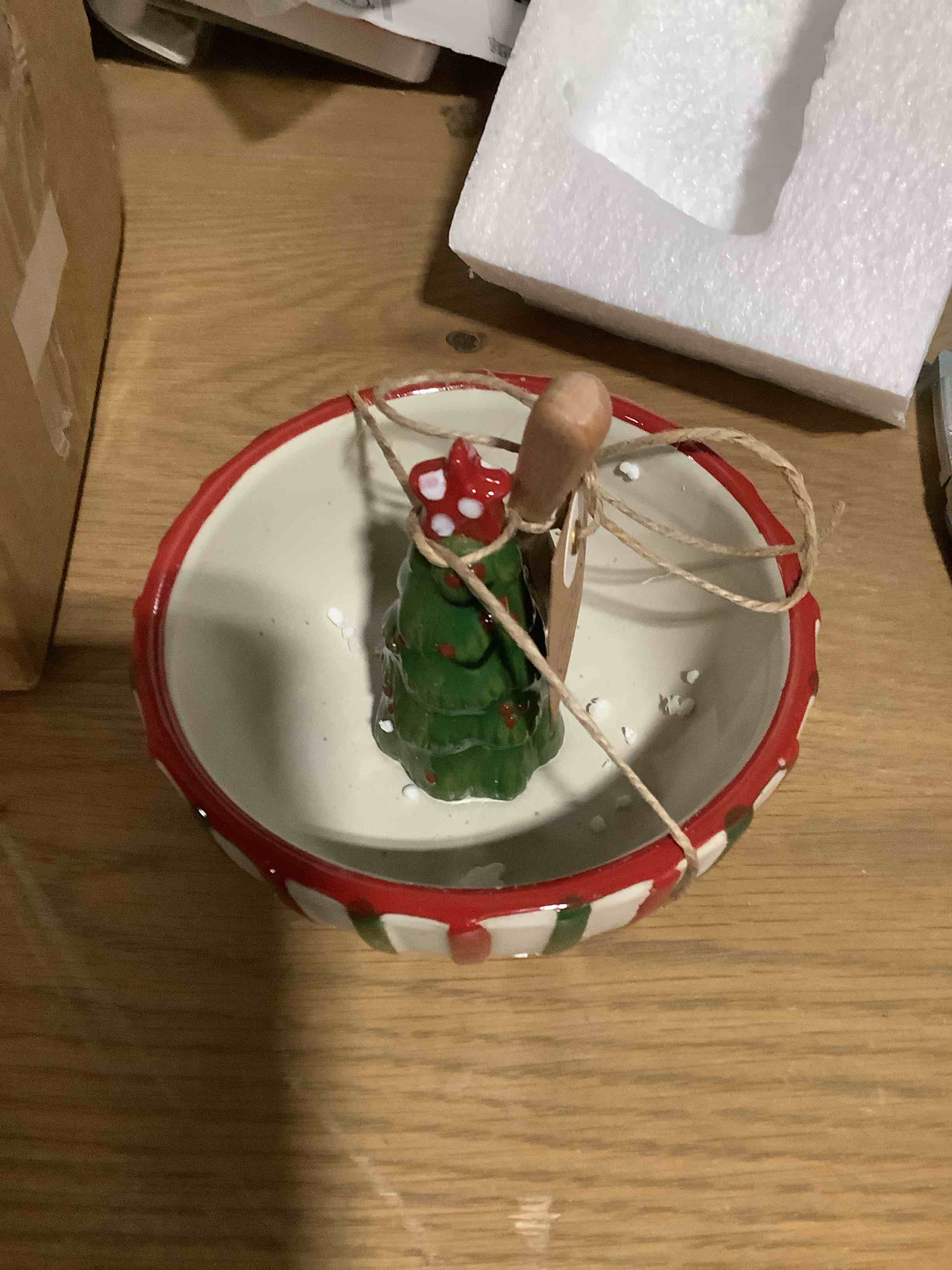 Mud Pie Christmas Tree Candy Dish Set