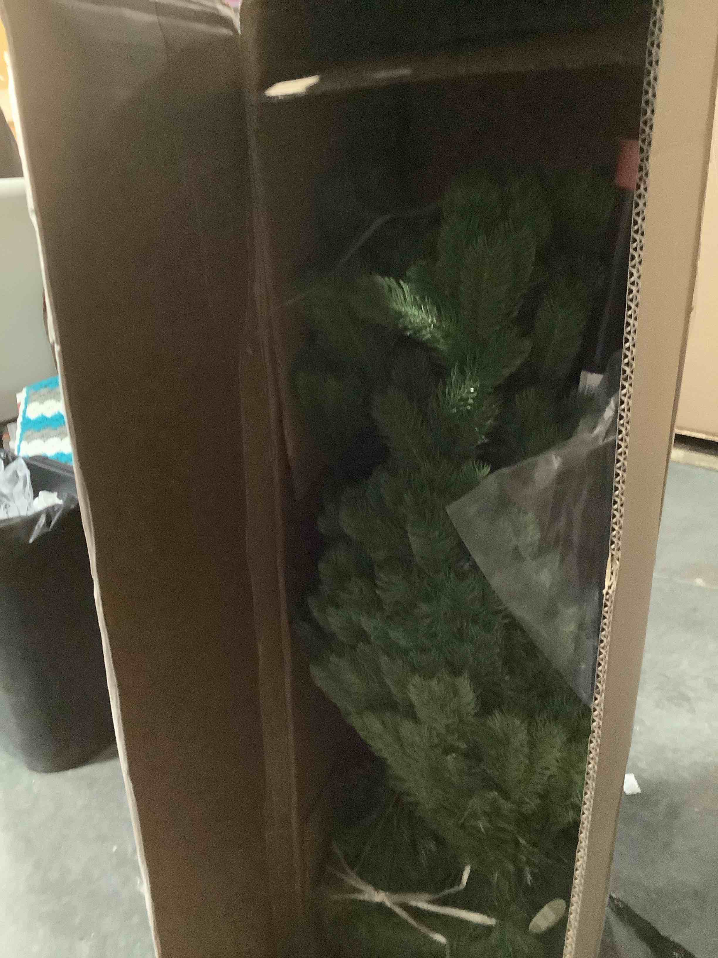 Condition photo showing Good Condition for National Tree Company 7.5 ft Unlit Downswept Douglas Fir Artificial Christmas Tree, 1,867 Tips, Includes Stand, Green