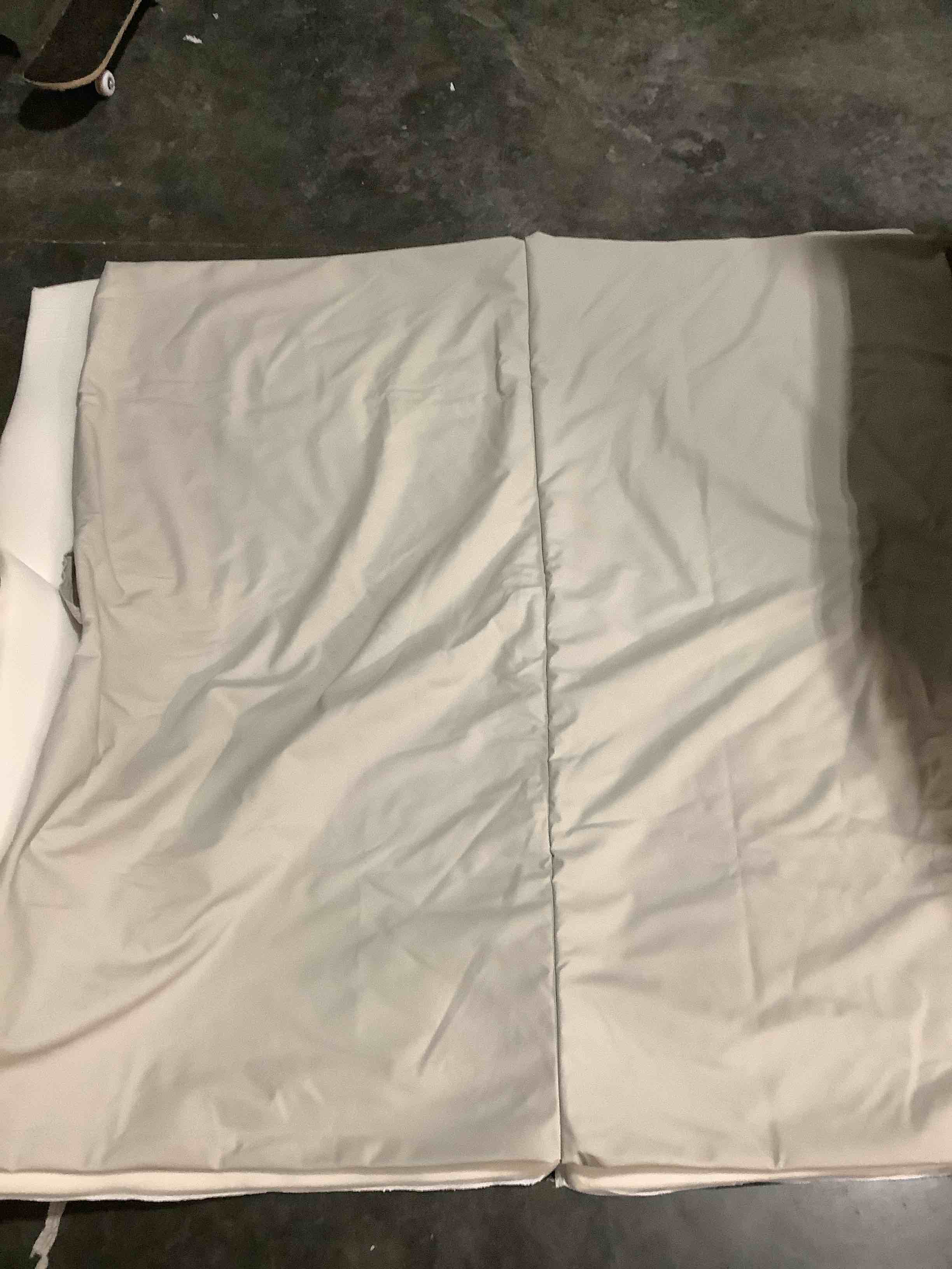 Condition photo showing Good Condition for Bella's Friends Foldable Baby Play Mat for Floor, 50"x50" Vegan Leather Playpen Mat, 1.2" Extra Thick Foam, Non-Toxic, Wipe-Clean, Travel-Ready, Non-Slip Crawling Mat for Kids Toddlers&Infants, Beige